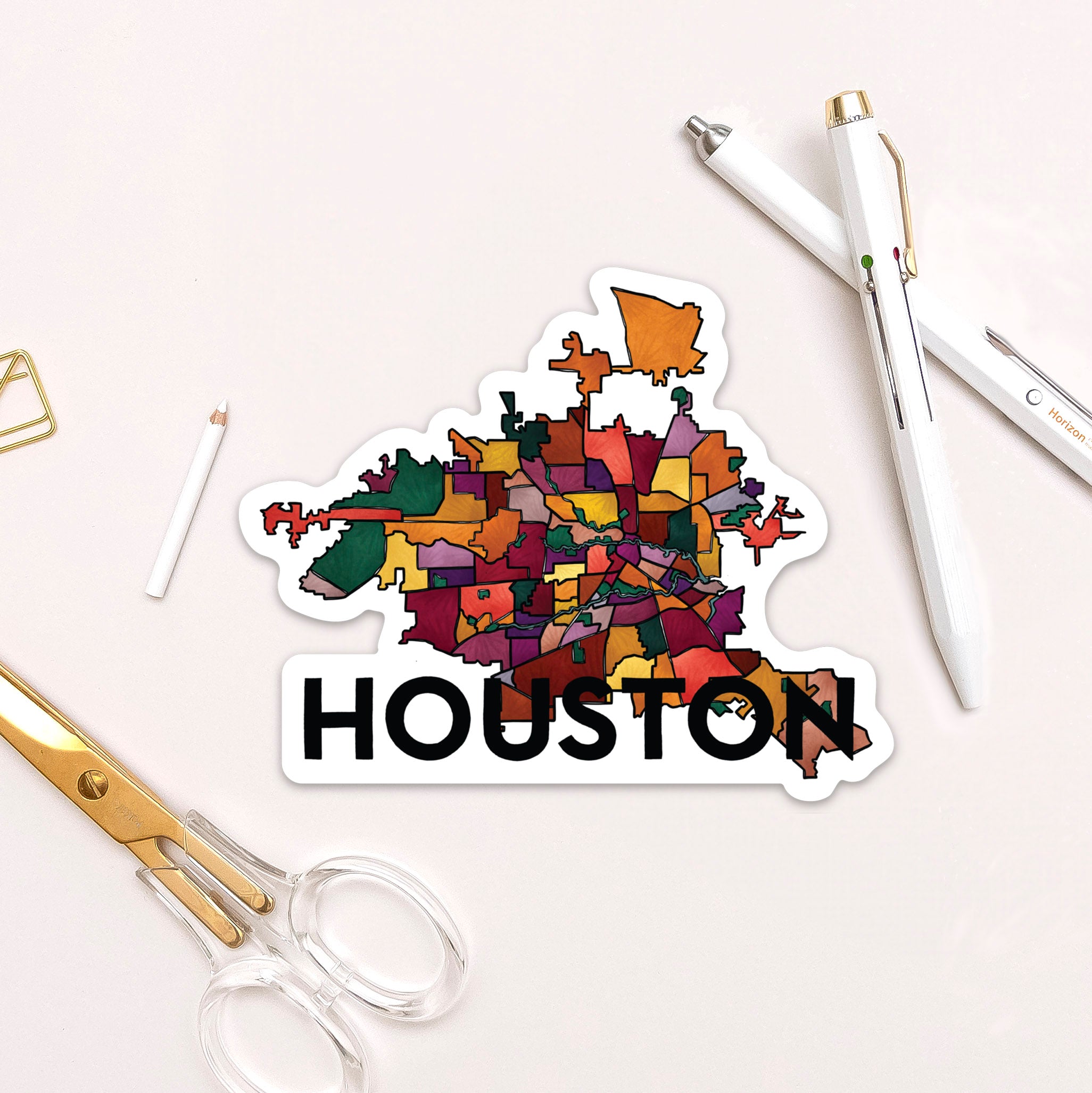 Houston Neighborhoods Sticker