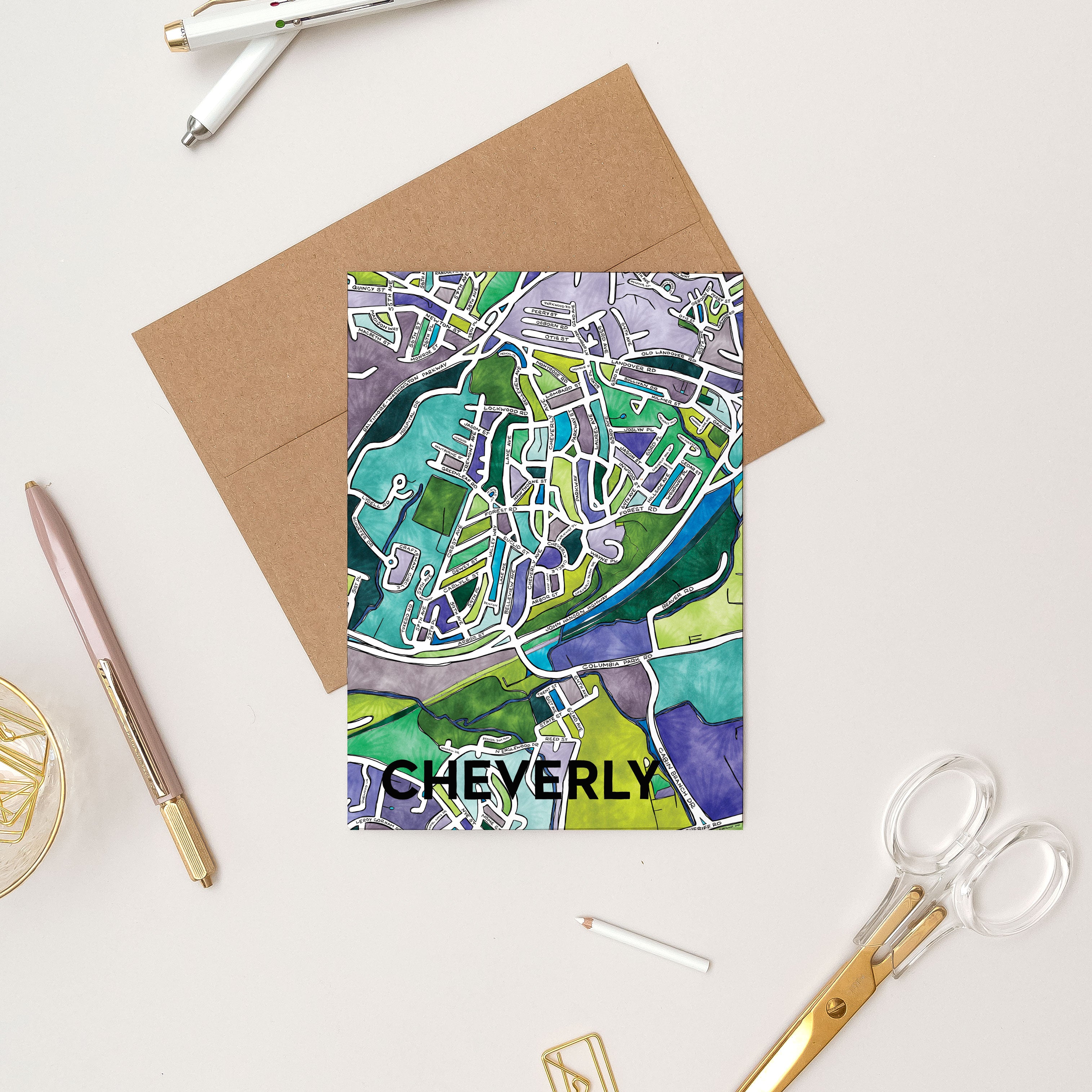 Cheverly Greeting Card