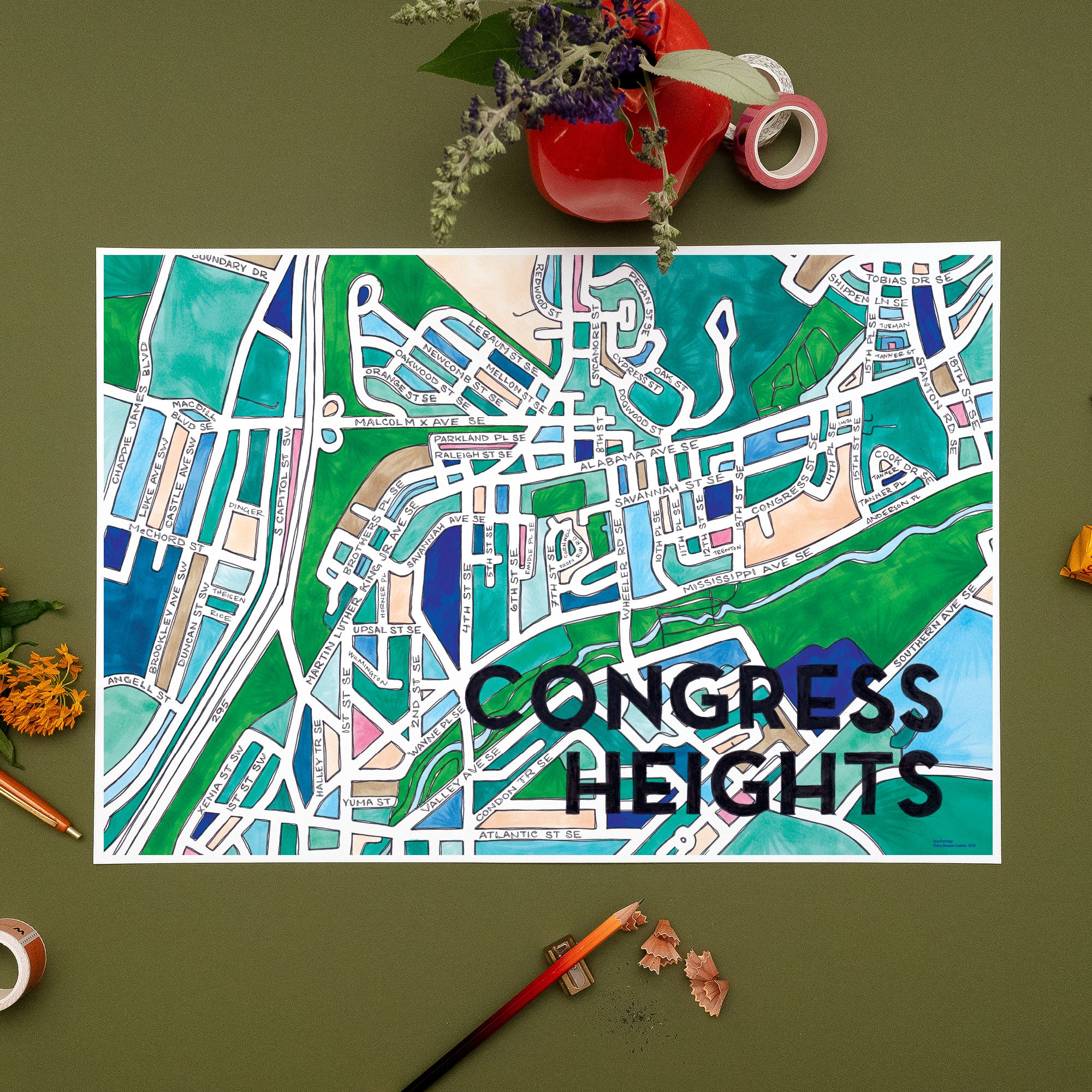 Congress Heights Print