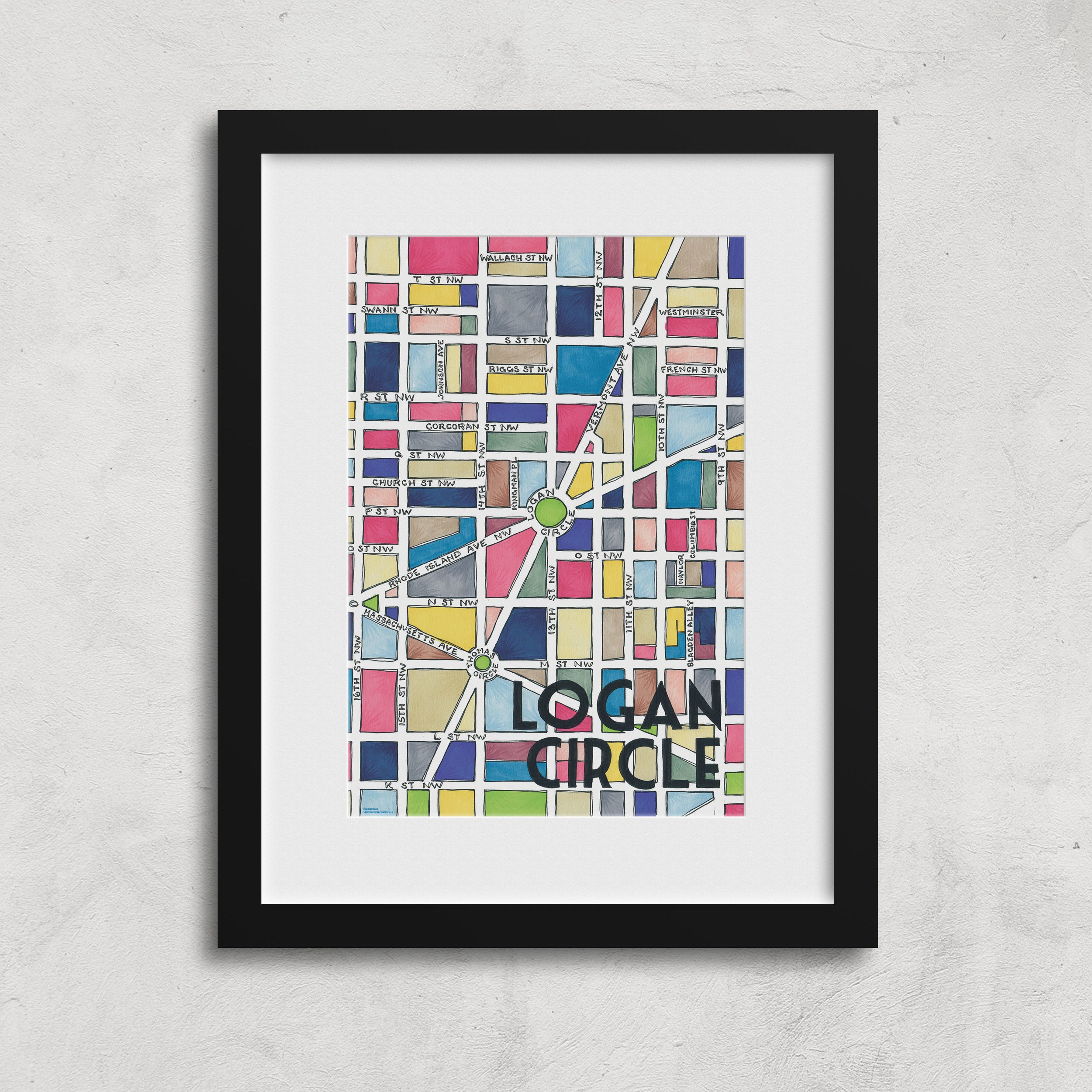 Logan Circle Print