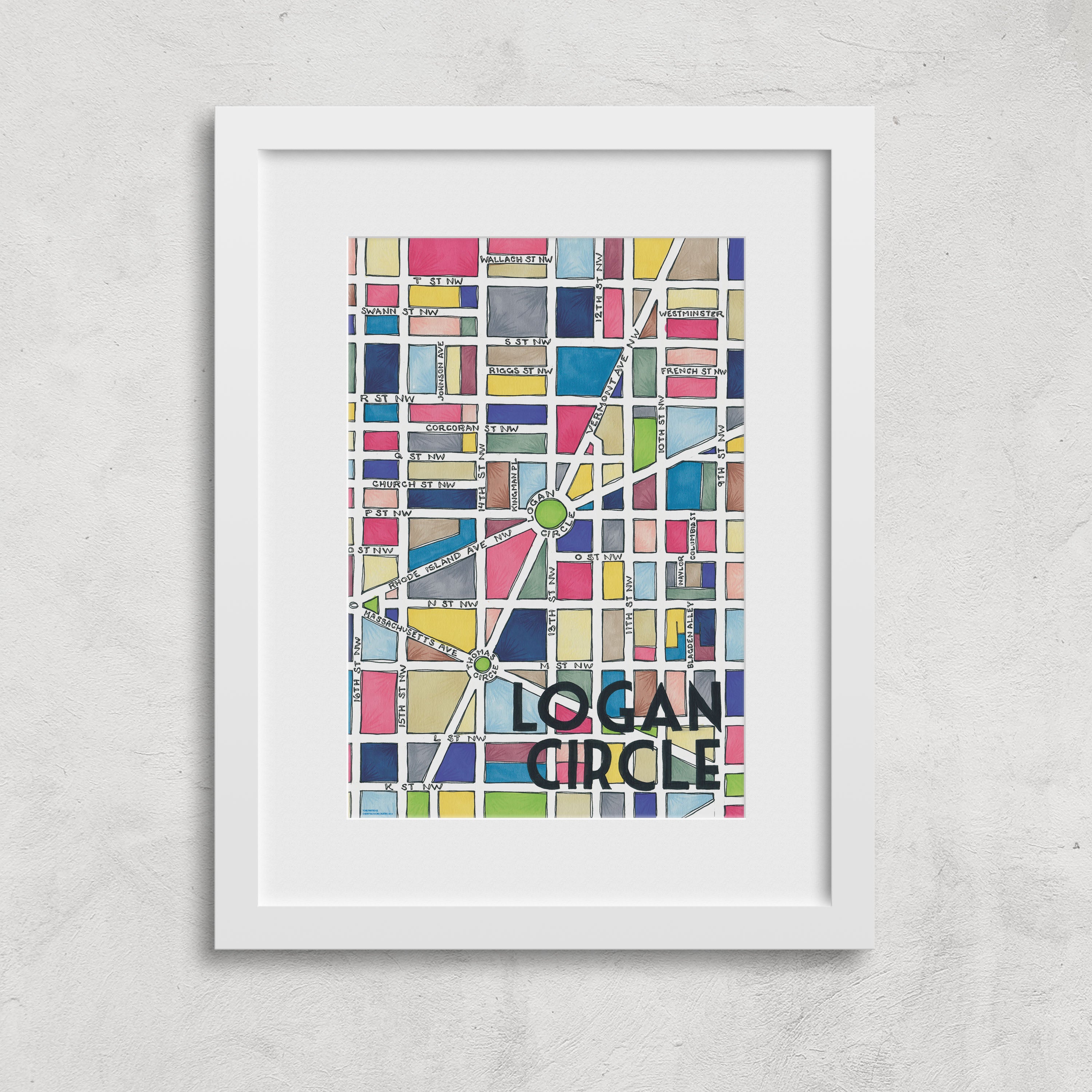 Logan Circle Print