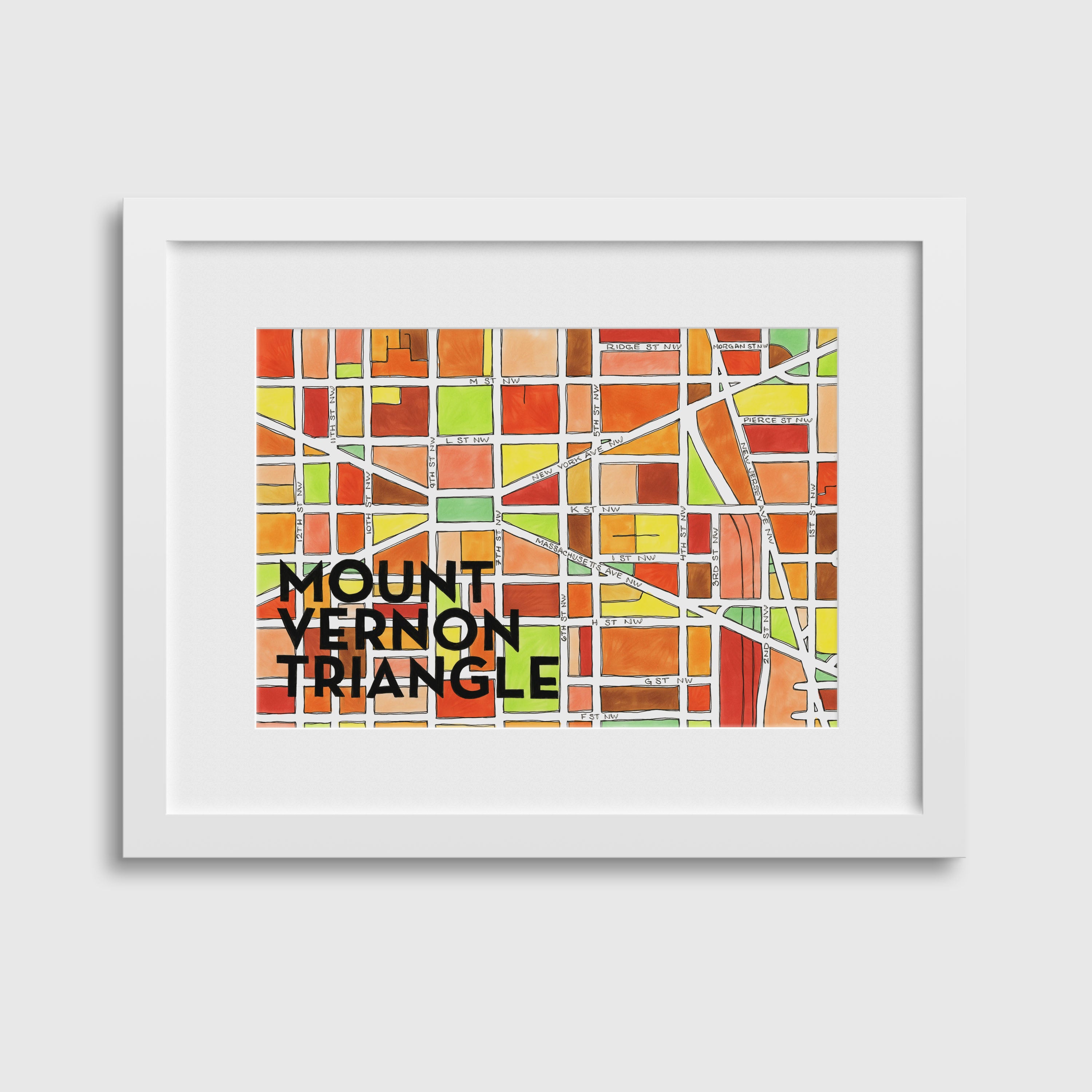 Mount Vernon Triangle Print