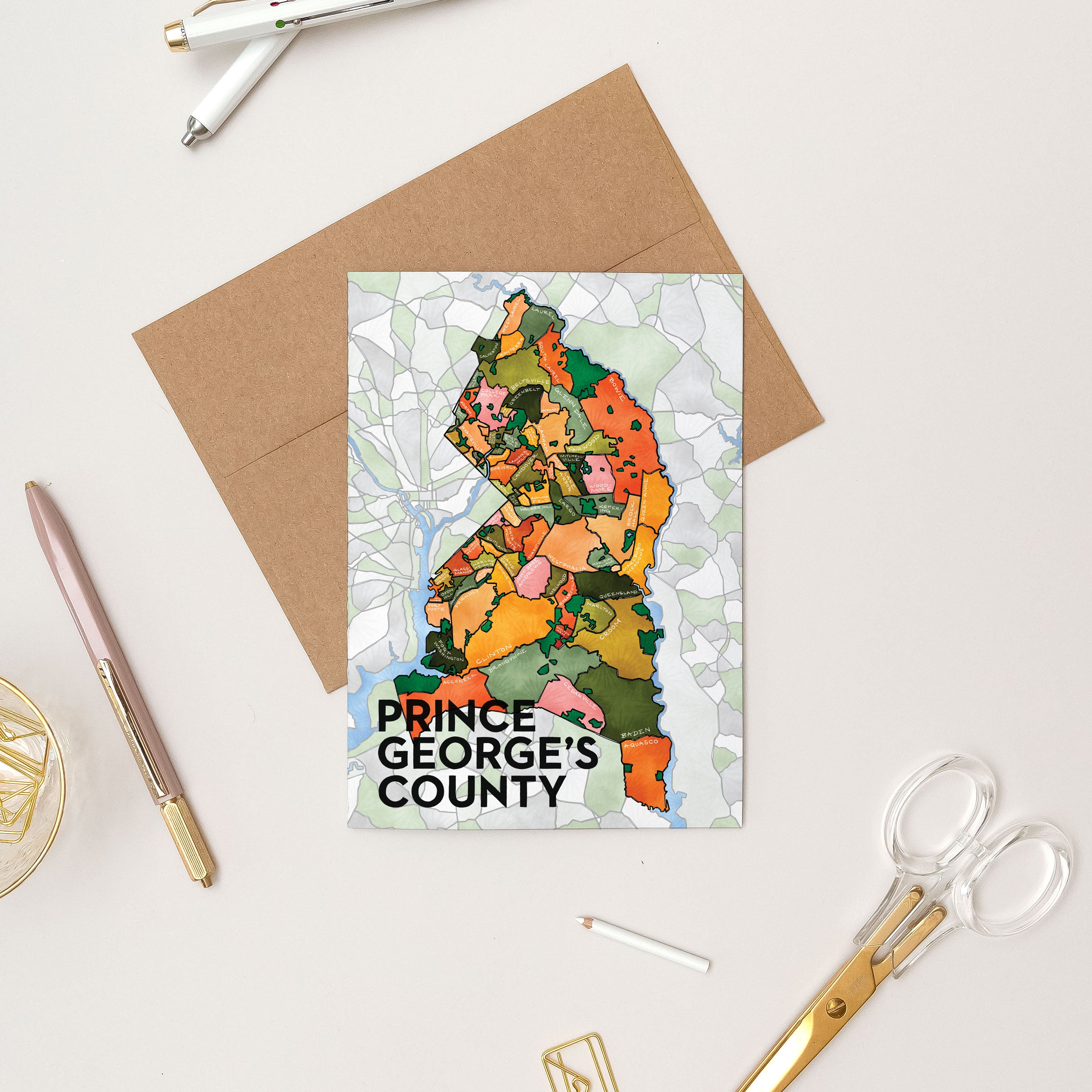 Prince George's County Greeting Card