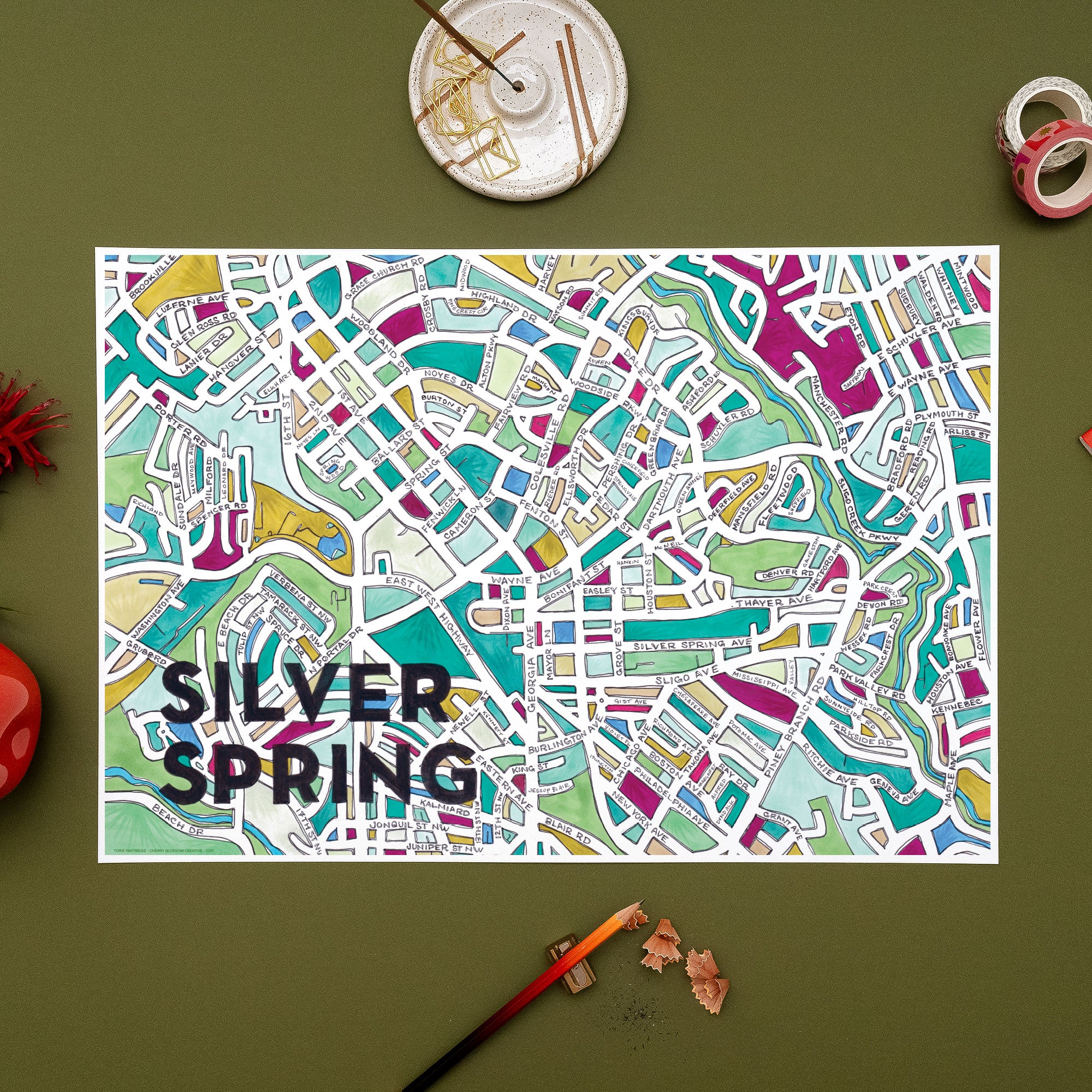Silver Spring Print