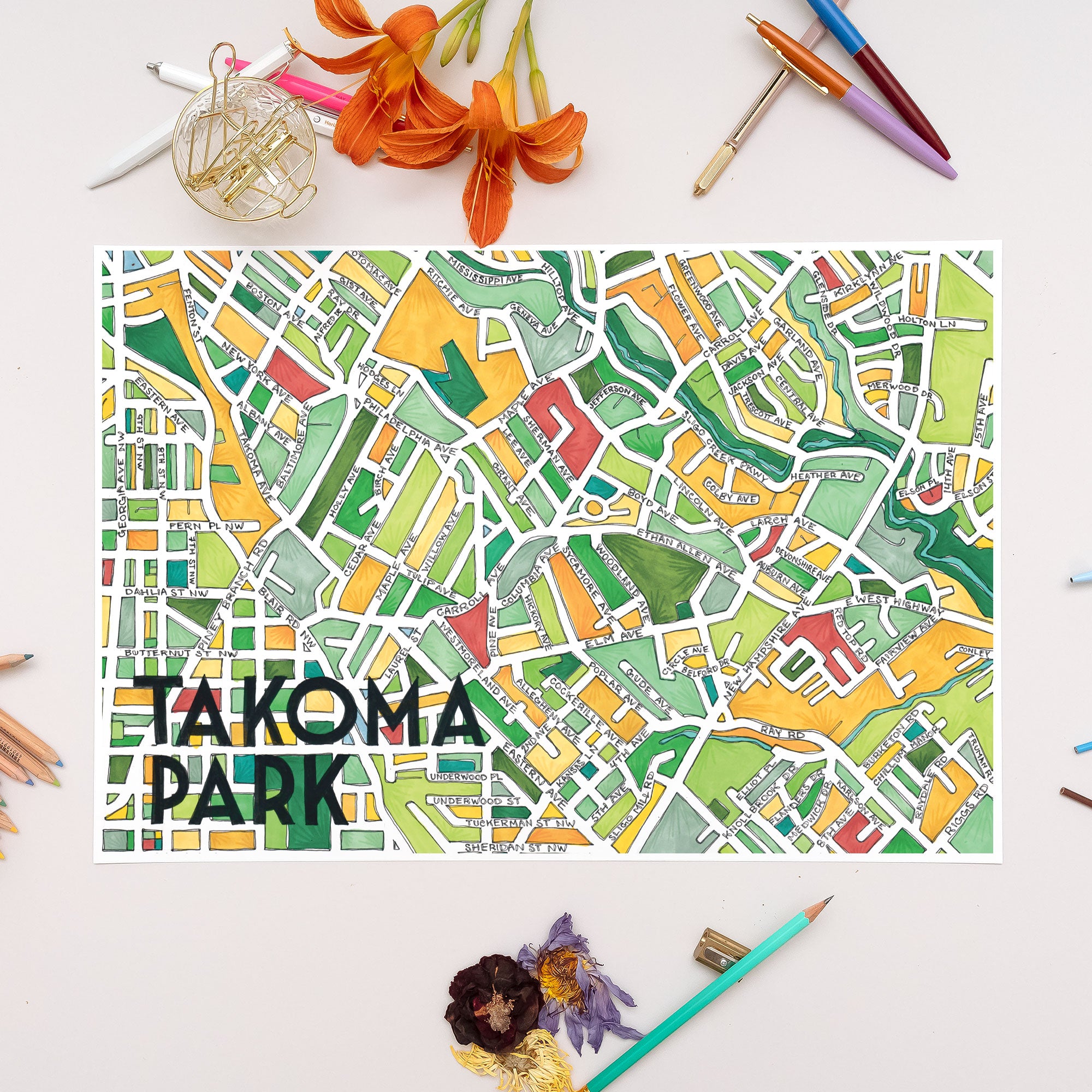 Takoma Park Print