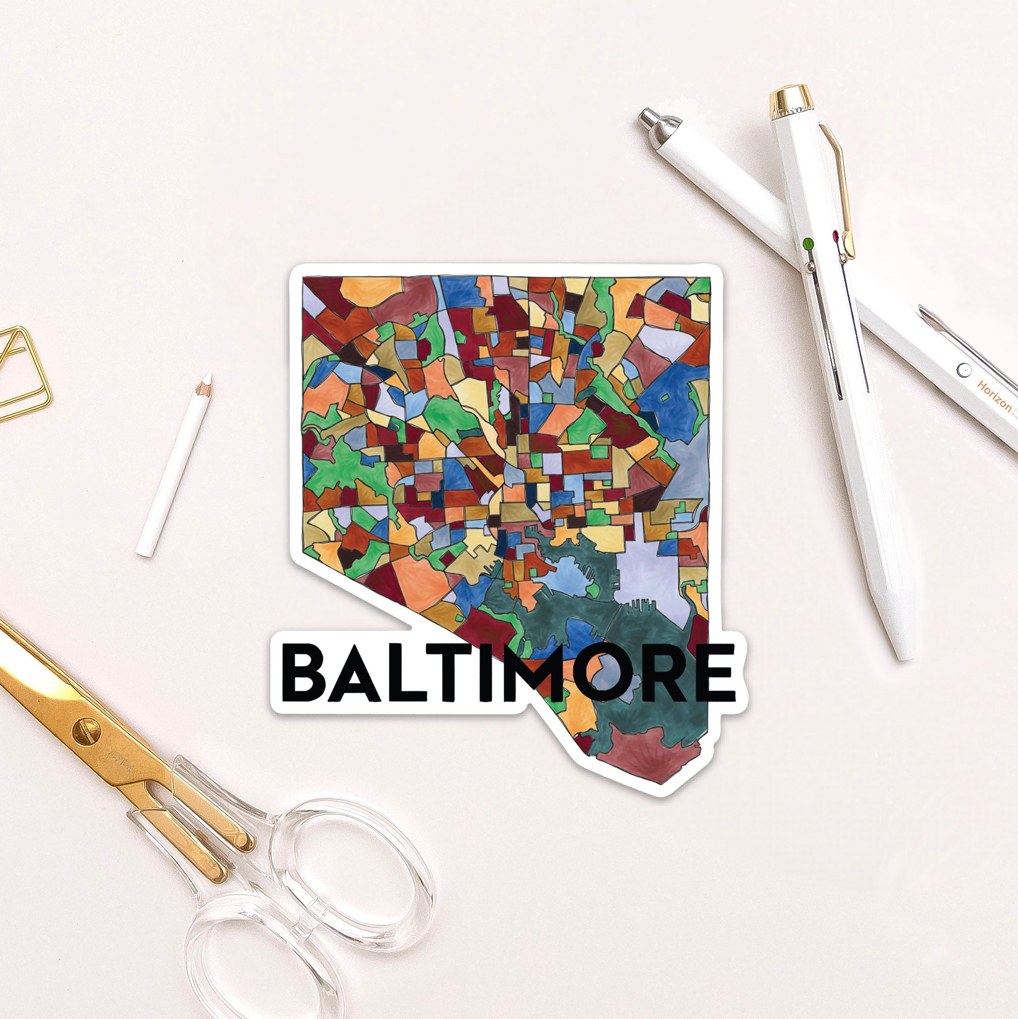 Baltimore Neighborhoods Sticker