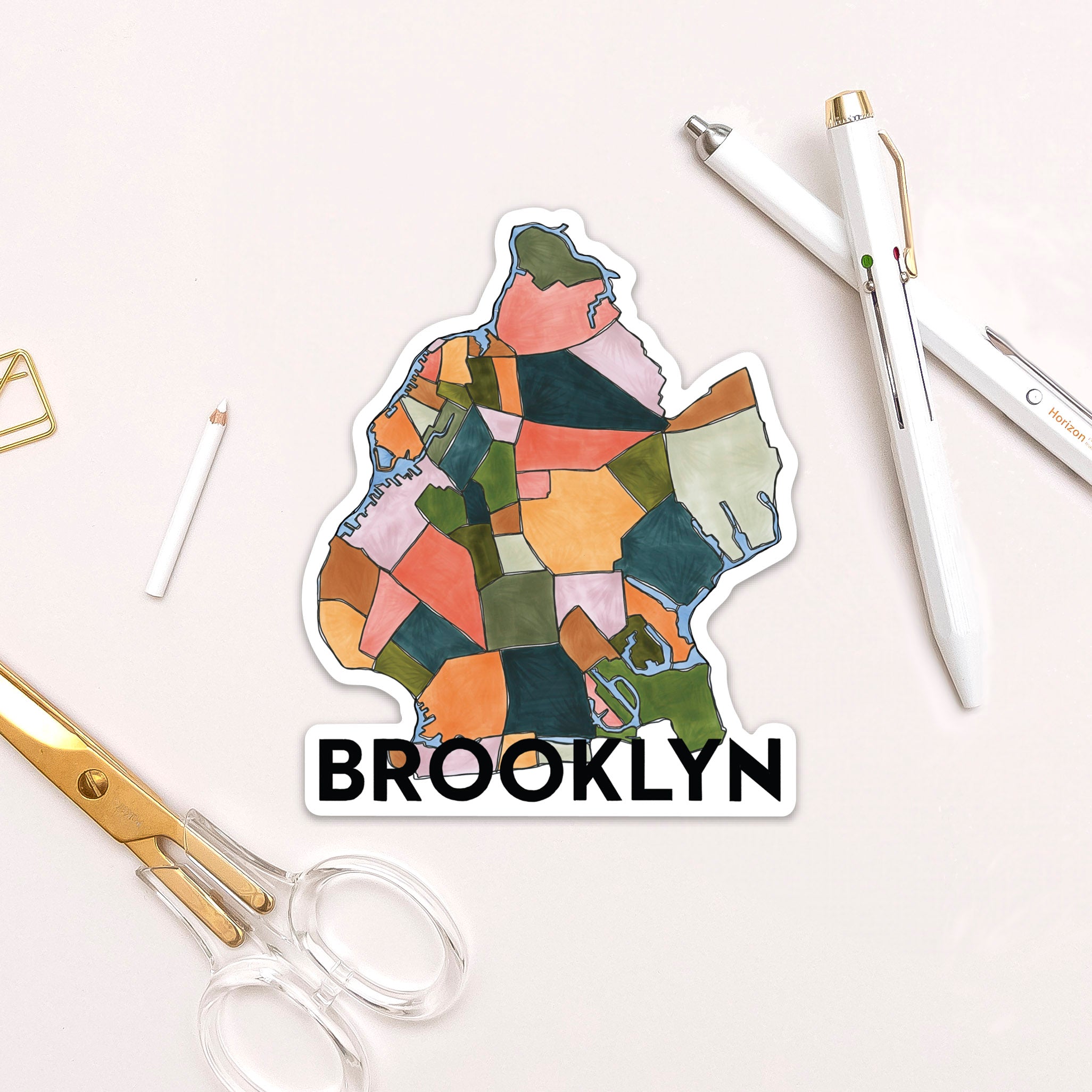 Brooklyn Neighborhoods Sticker