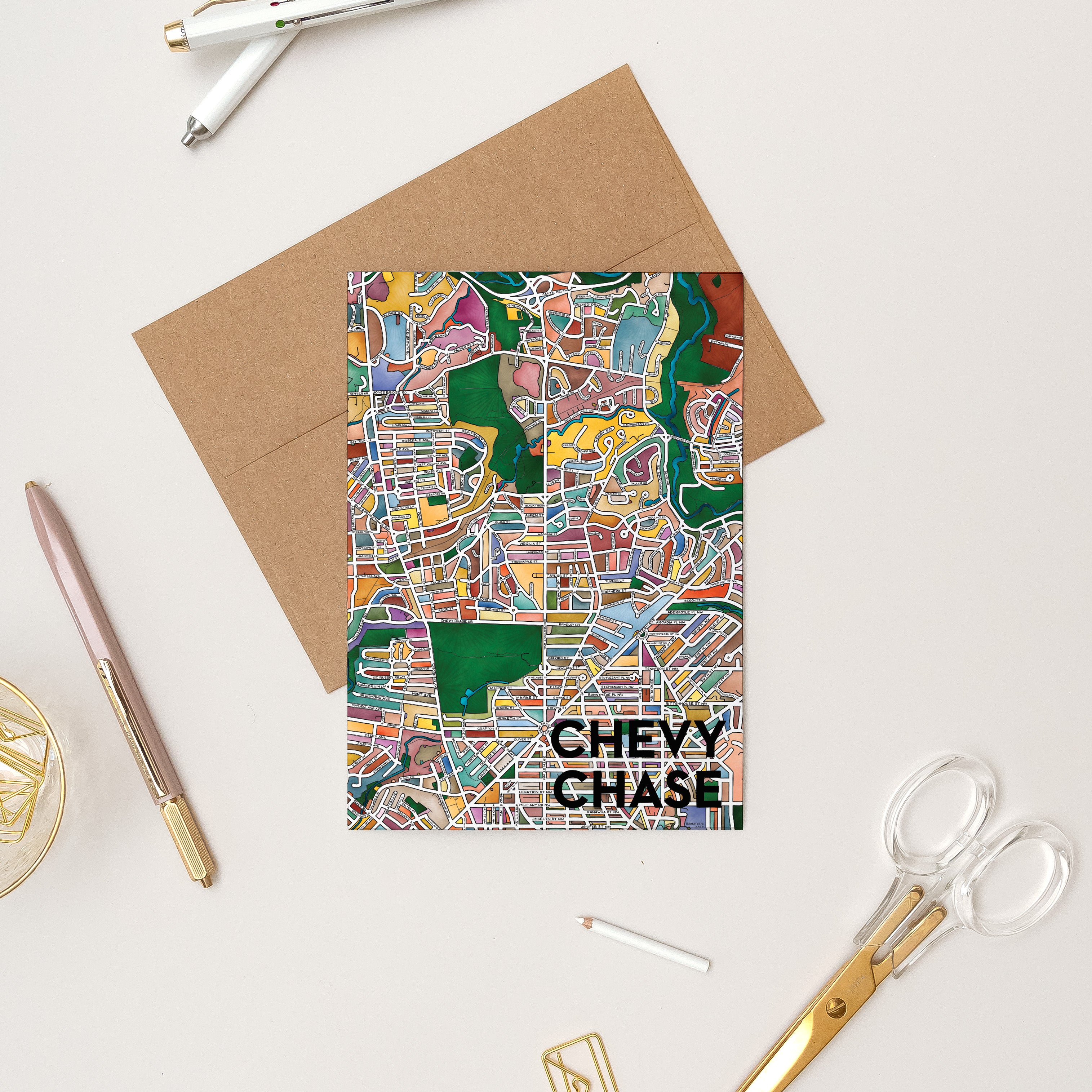 Chevy Chase, Maryland Greeting Card