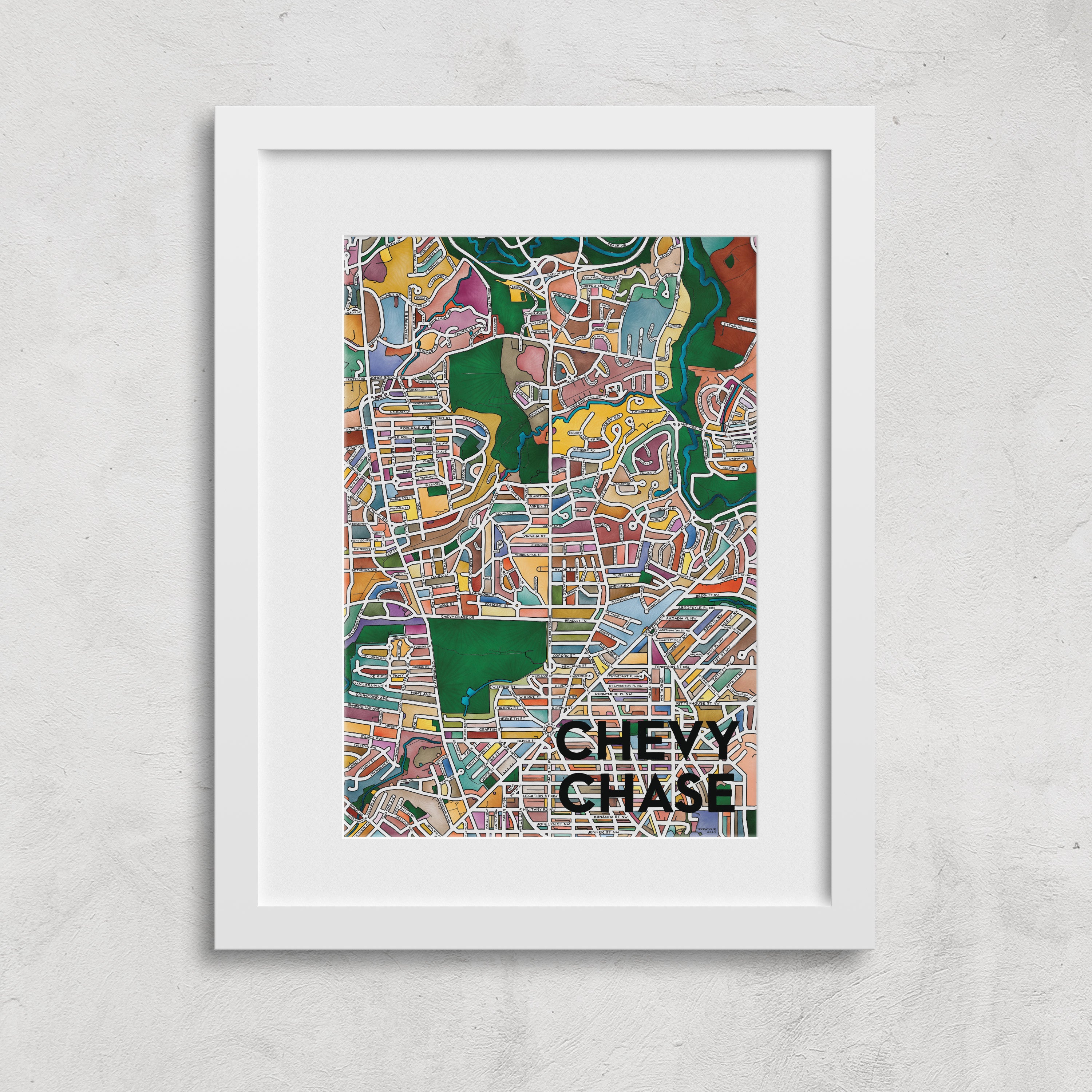 Chevy Chase, Maryland Print