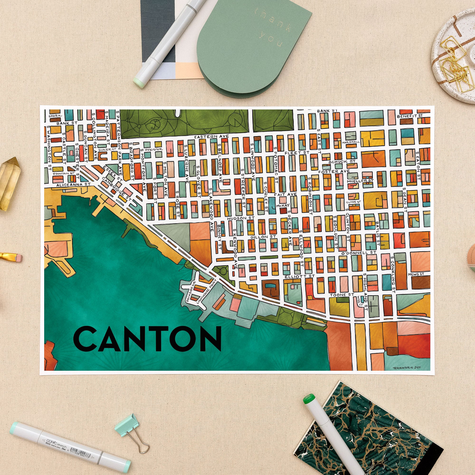 Canton (Baltimore) Print