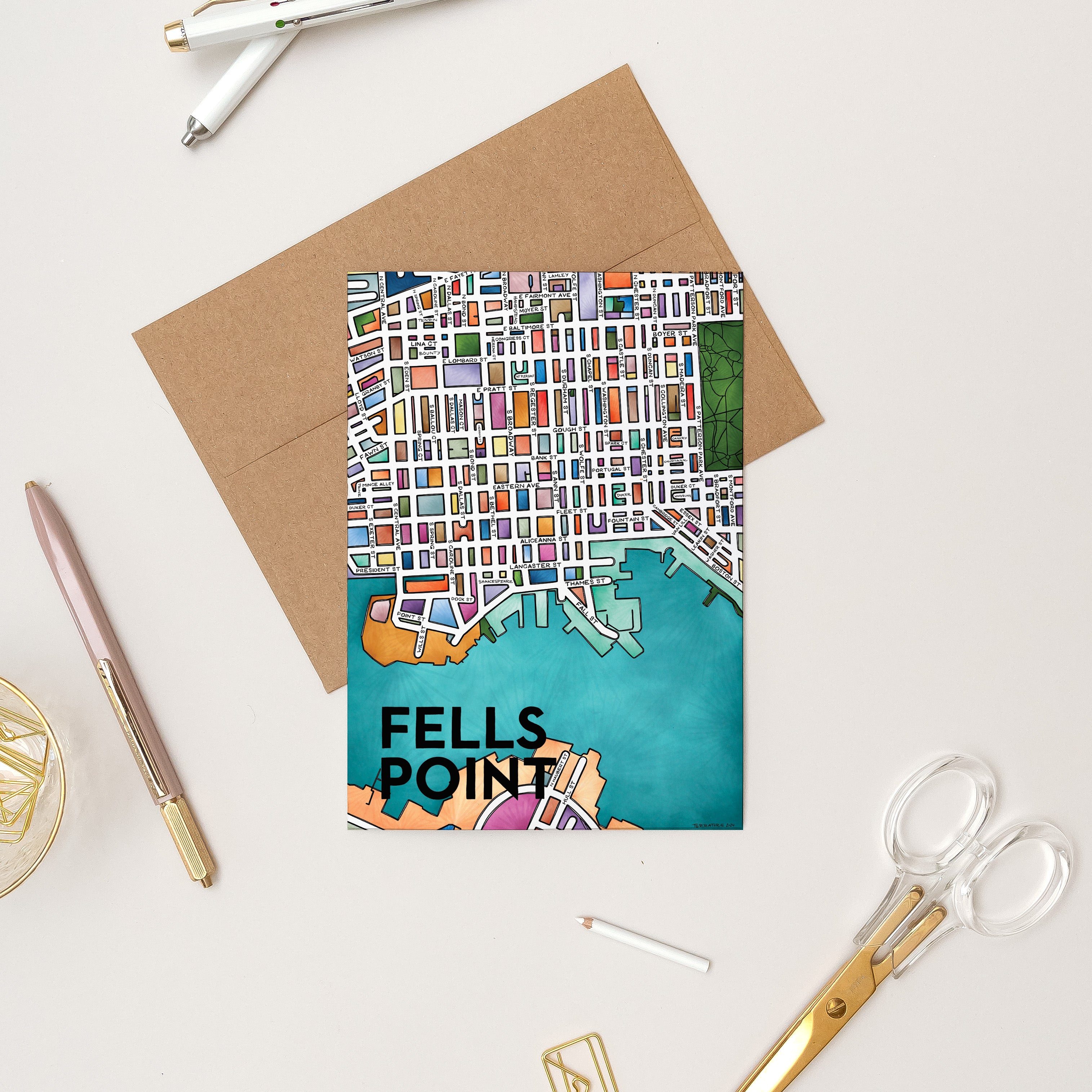 Fells Point (Baltimore) Greeting Card