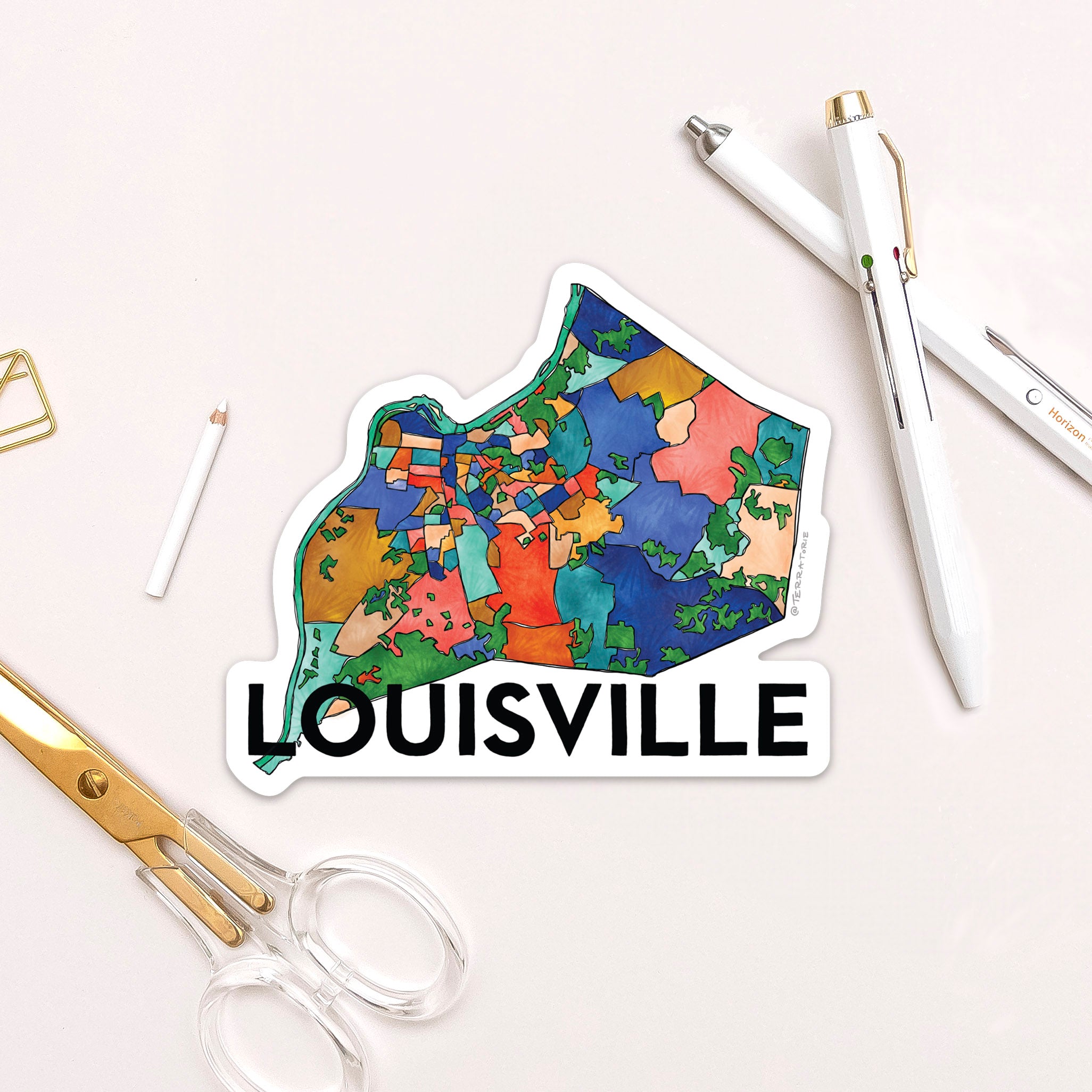 Louisville Neighborhoods Sticker