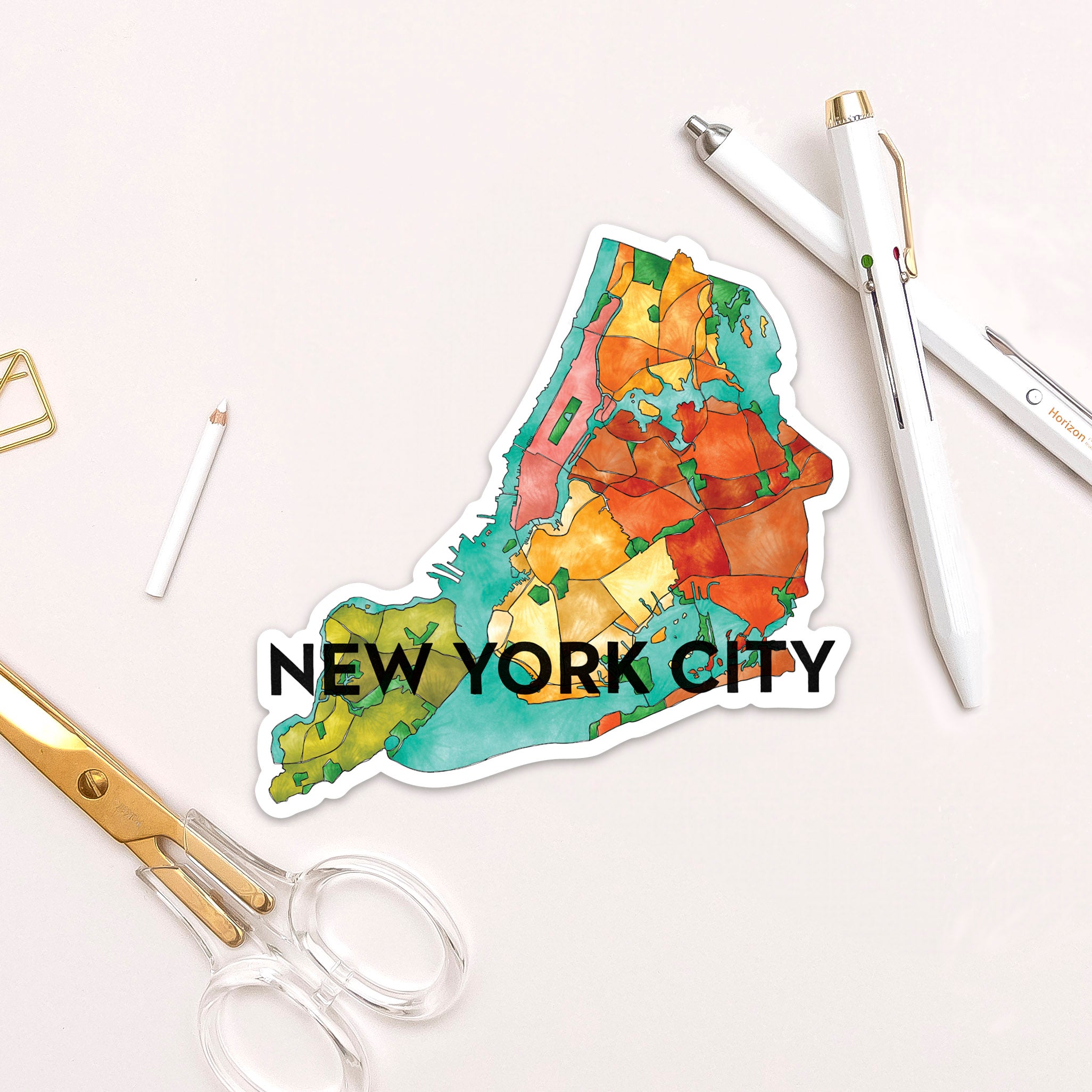 New York City Neighborhoods Sticker