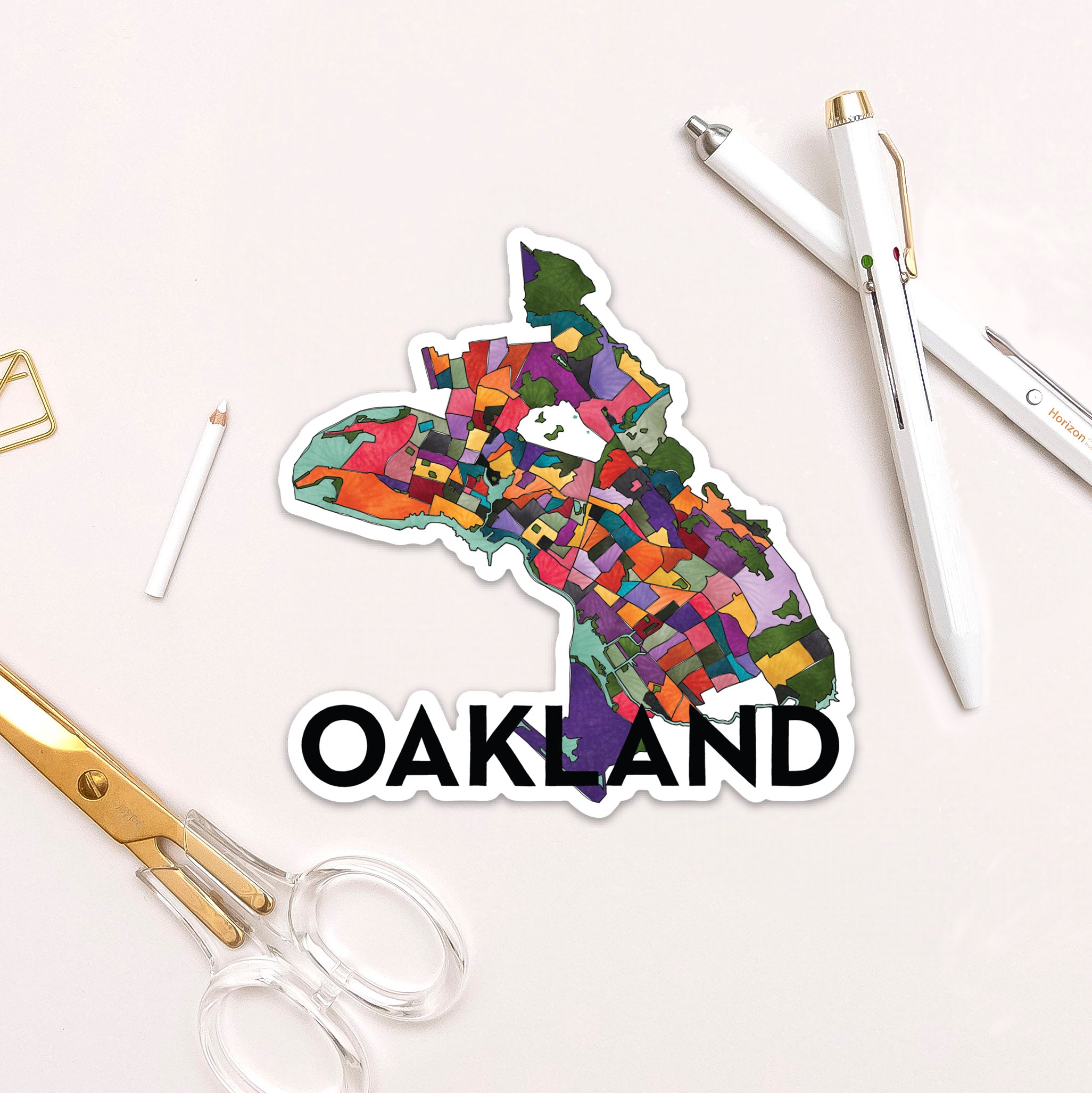 Oakland Neighborhoods Sticker