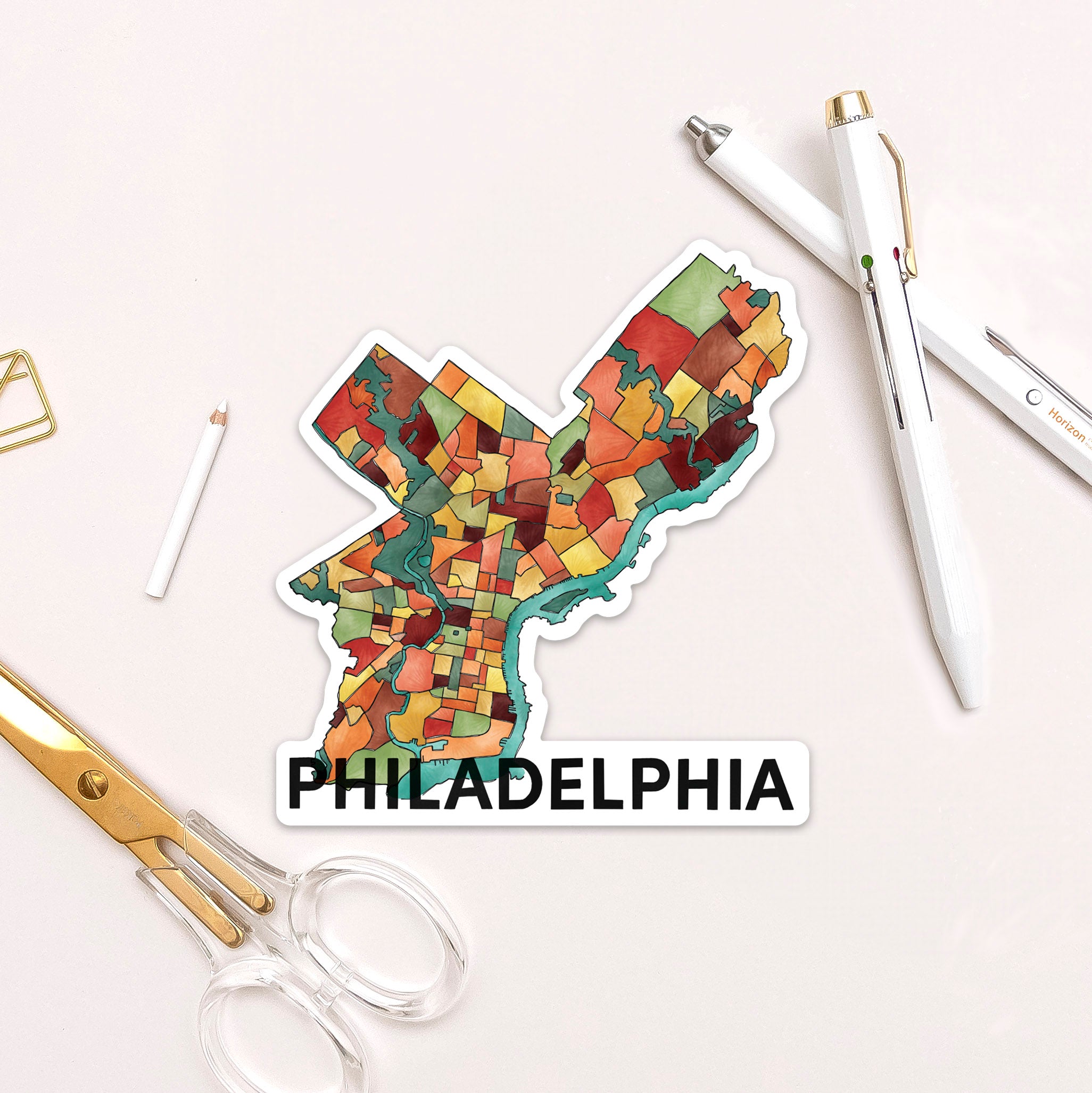 Philadelphia Neighborhoods Sticker