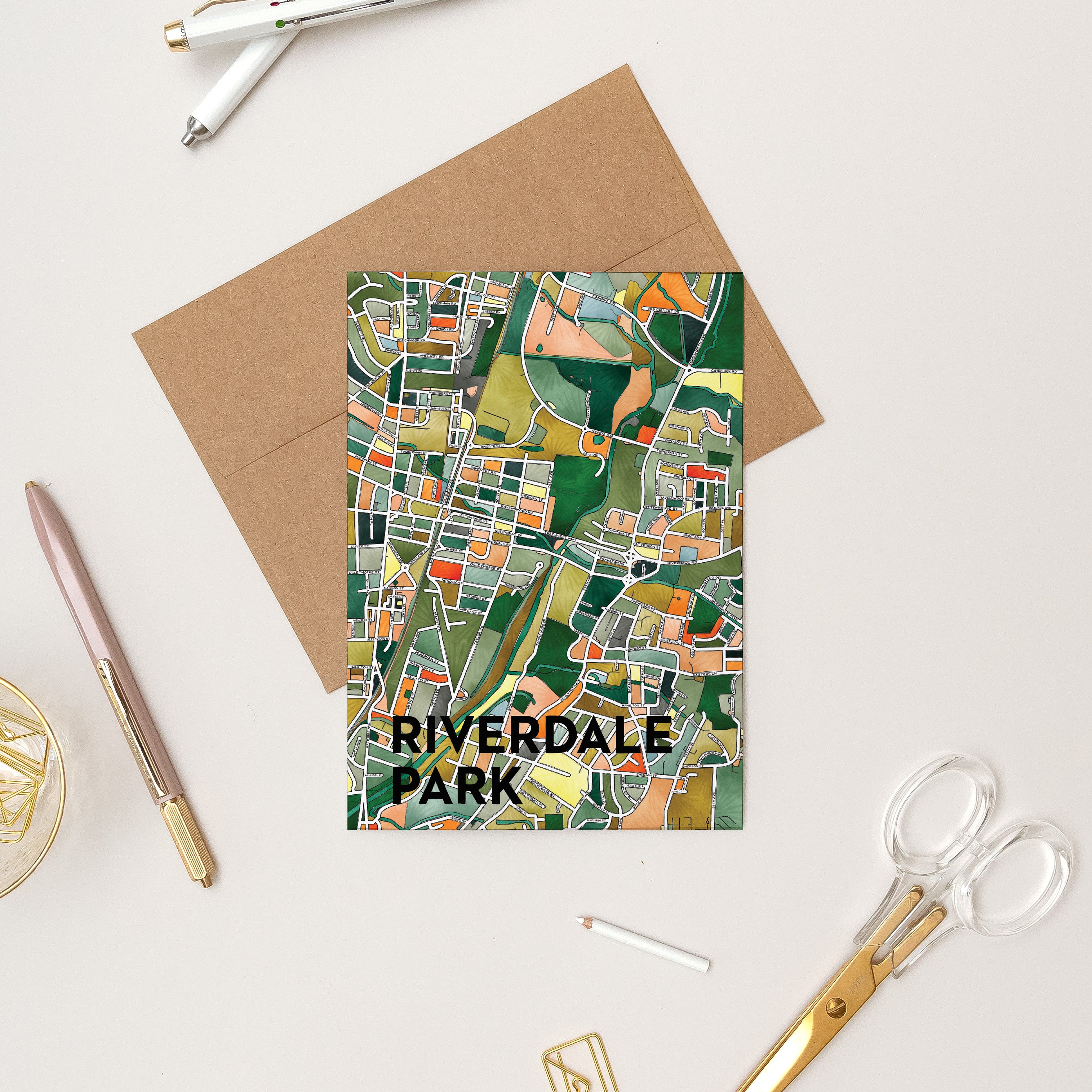 Riverdale Park Greeting Card