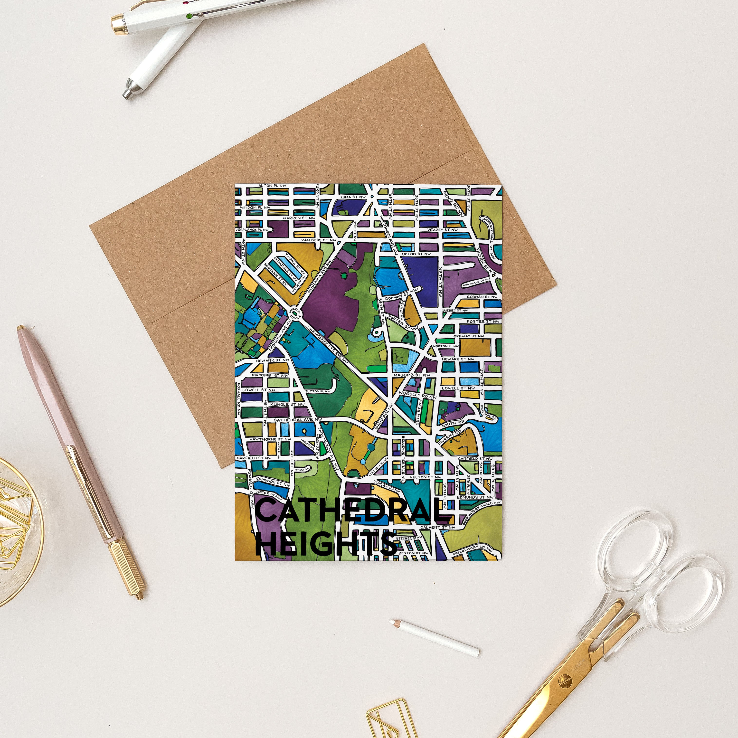 Cathedral Heights Greeting Card