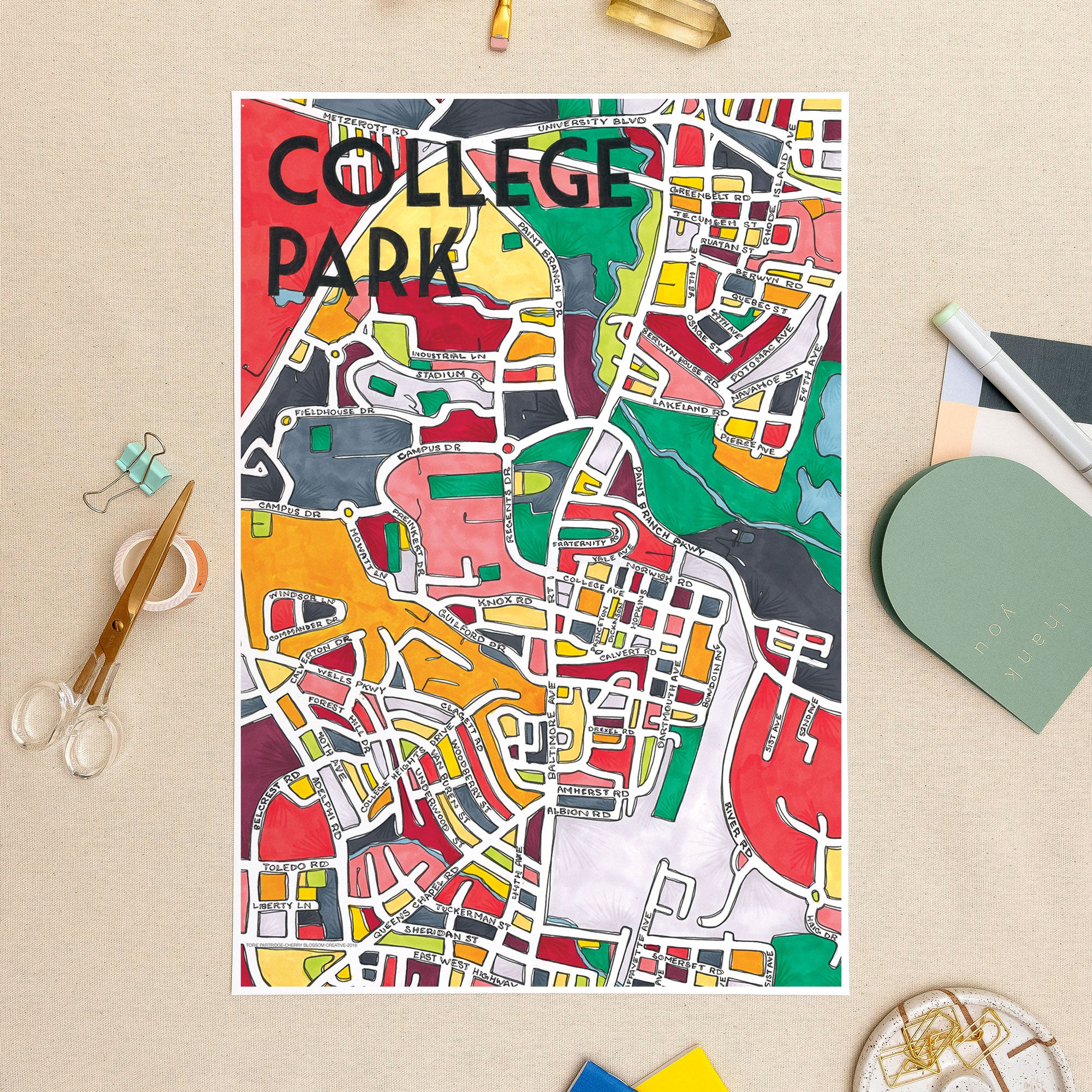 College Park Print