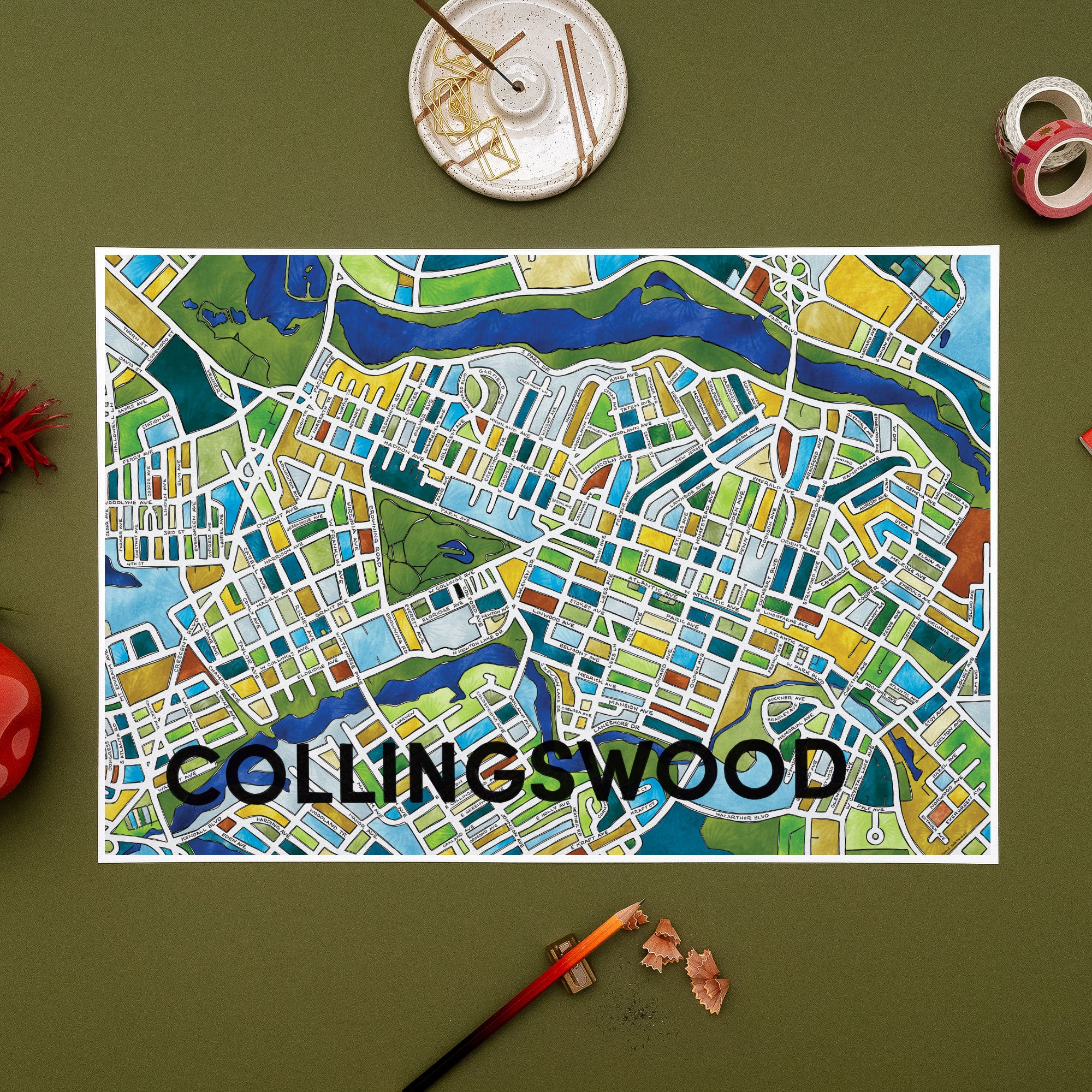 Collingswood (New Jersey) Print