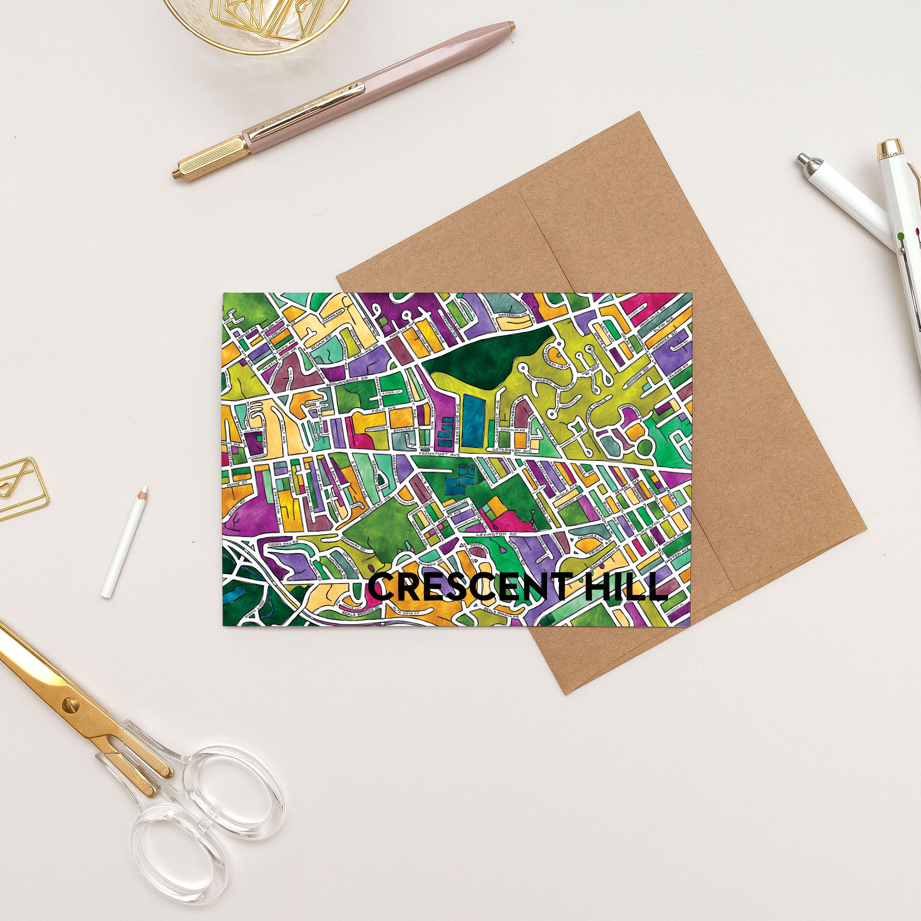 Crescent Hill (Louisville) Greeting Card