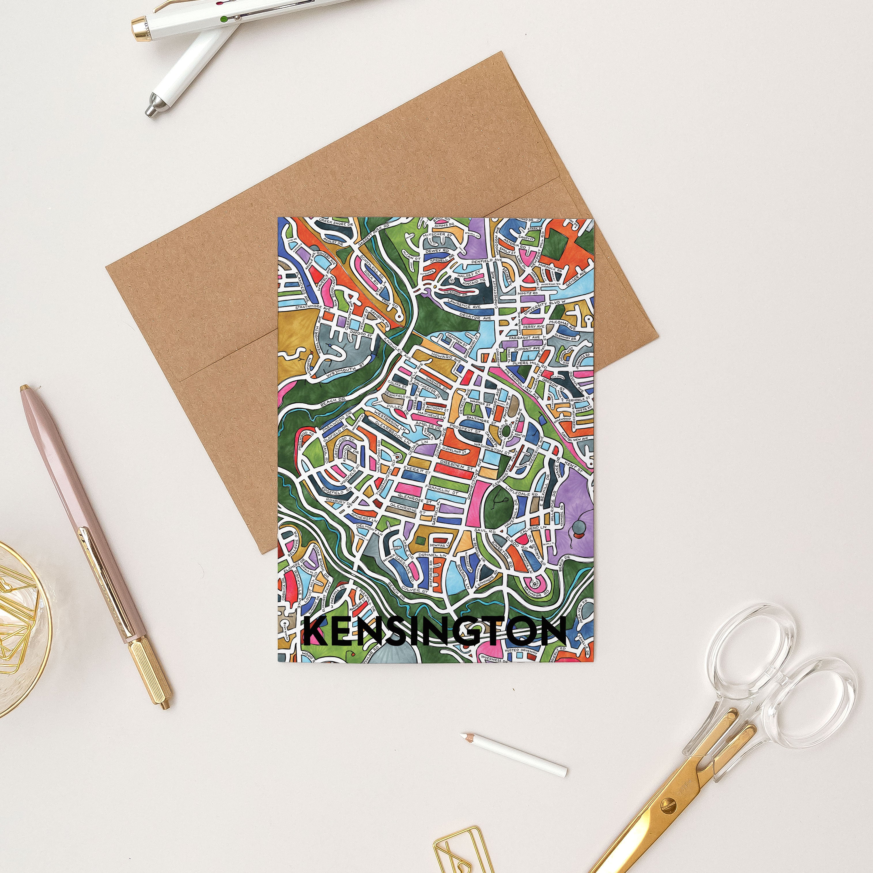 Kensington Greeting Card