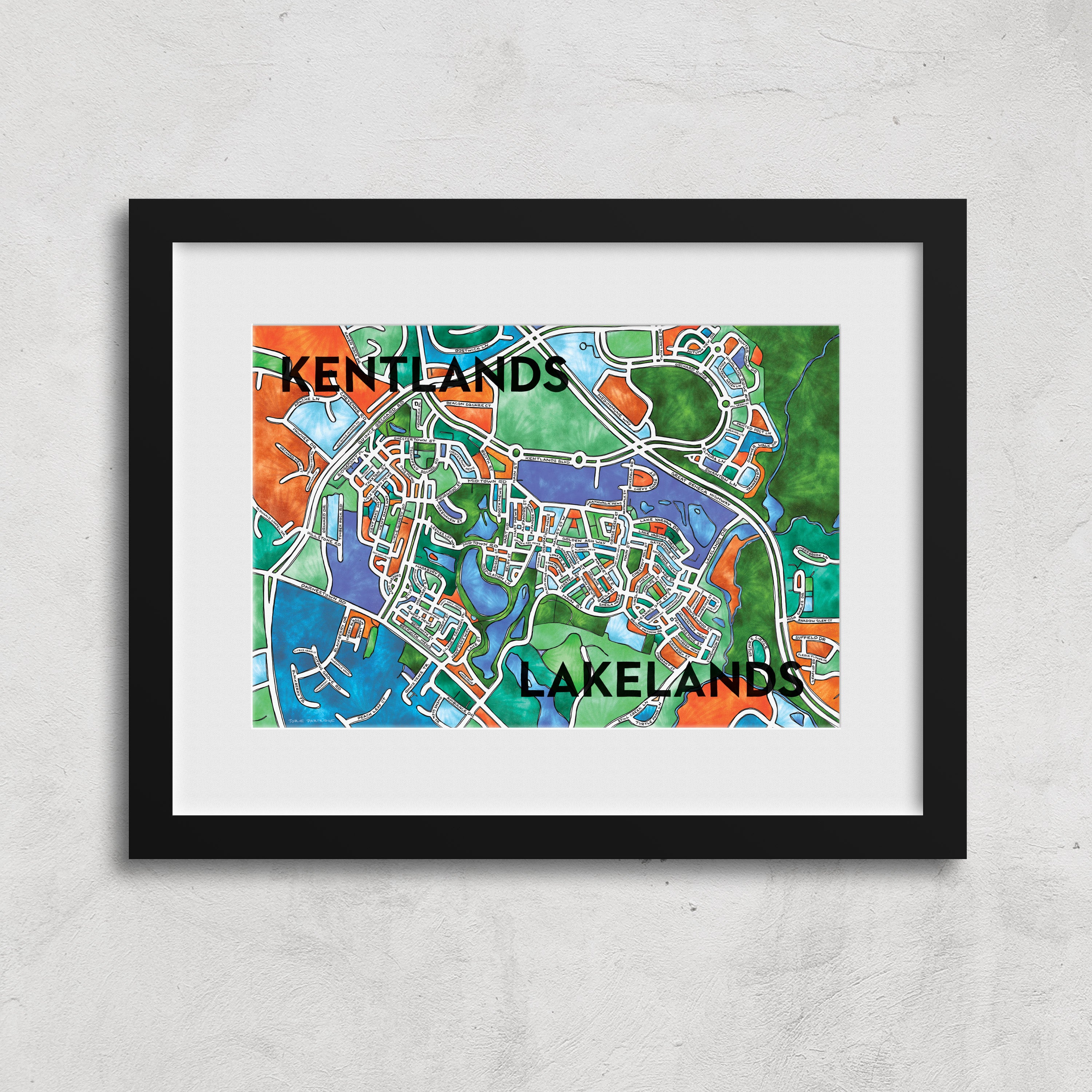 Kentlands Lakelands Print