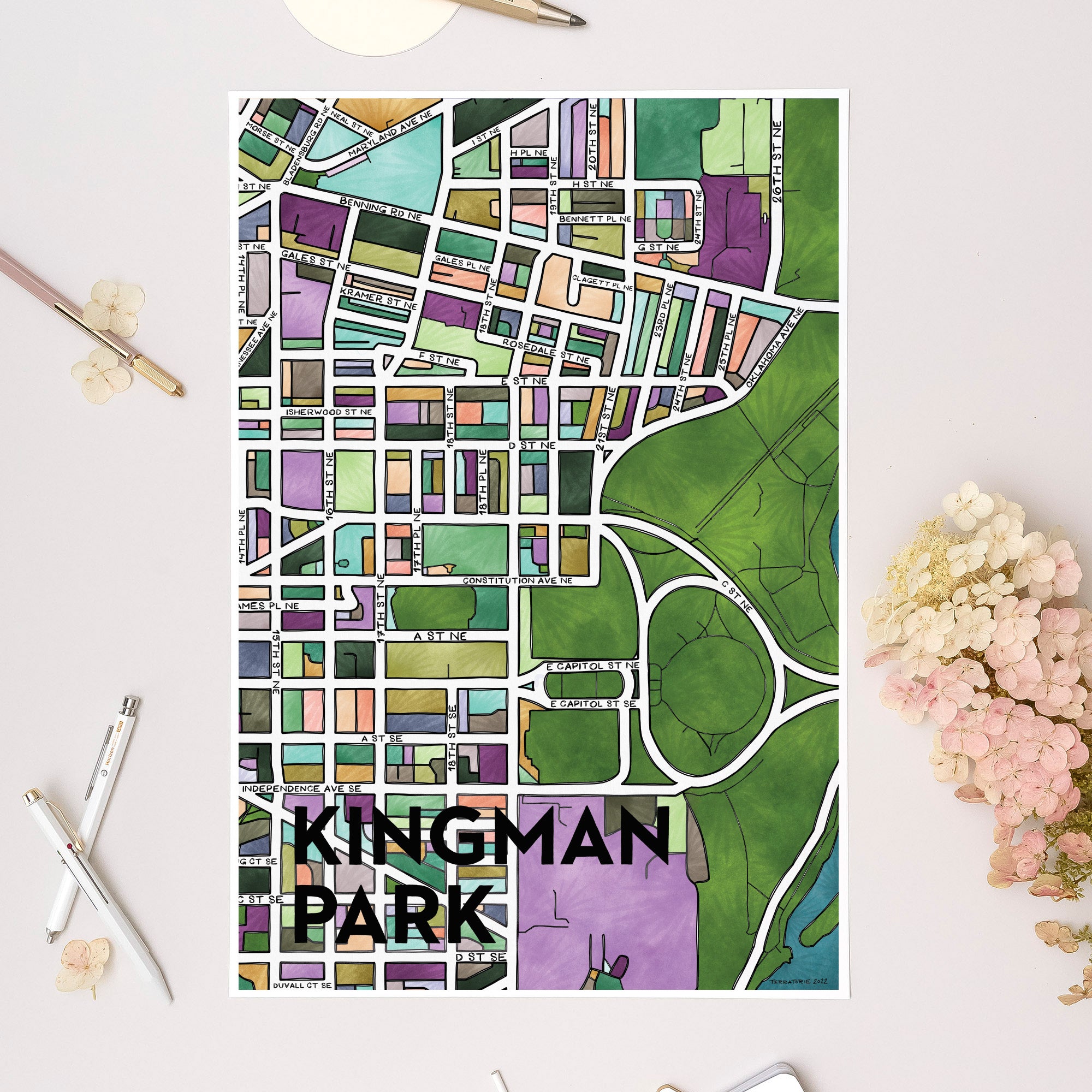Kingman Park Print