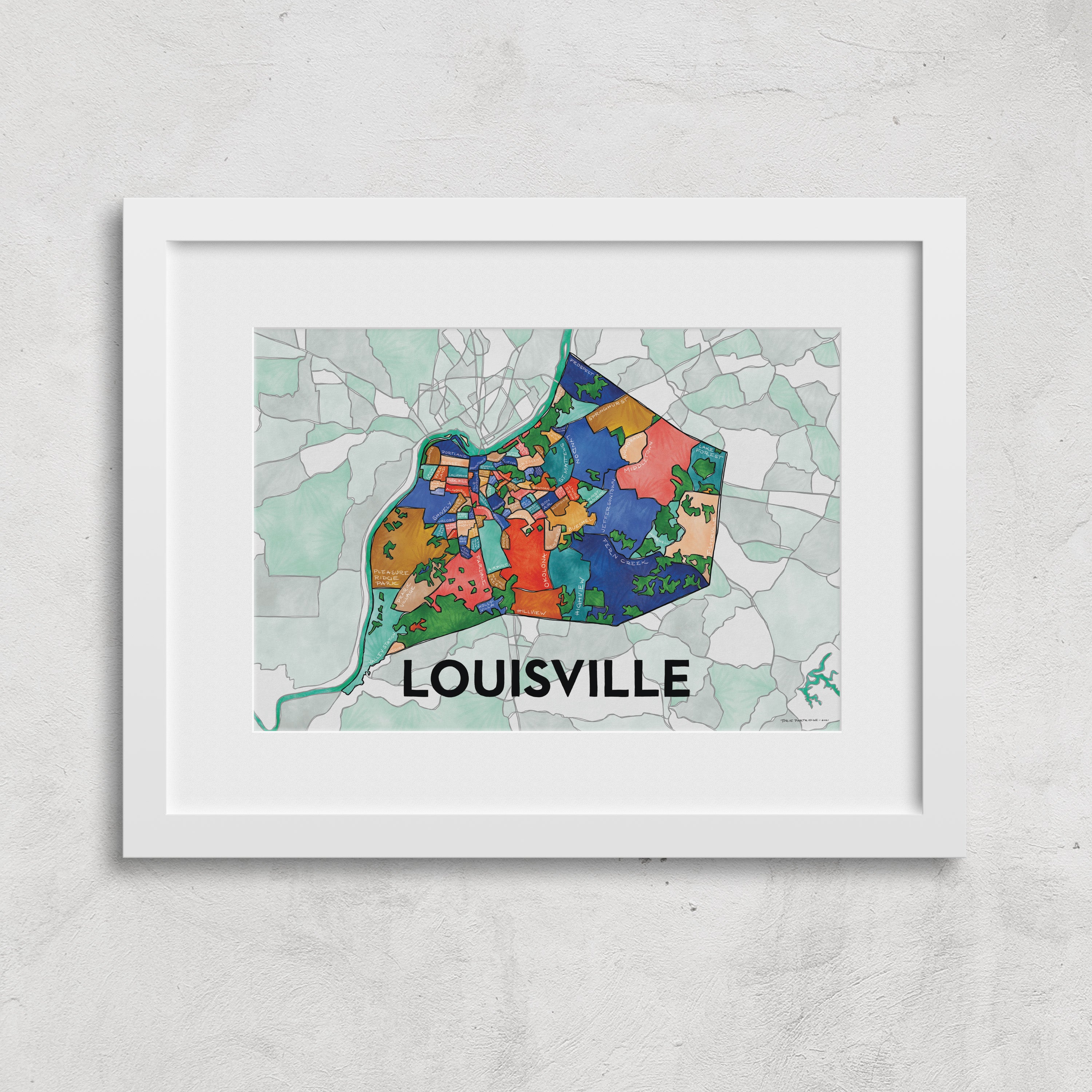 Bellarmine University Louisville Kentucky Founded Date Heart Map Fleece  Blanket by Design Turnpike - Instaprints