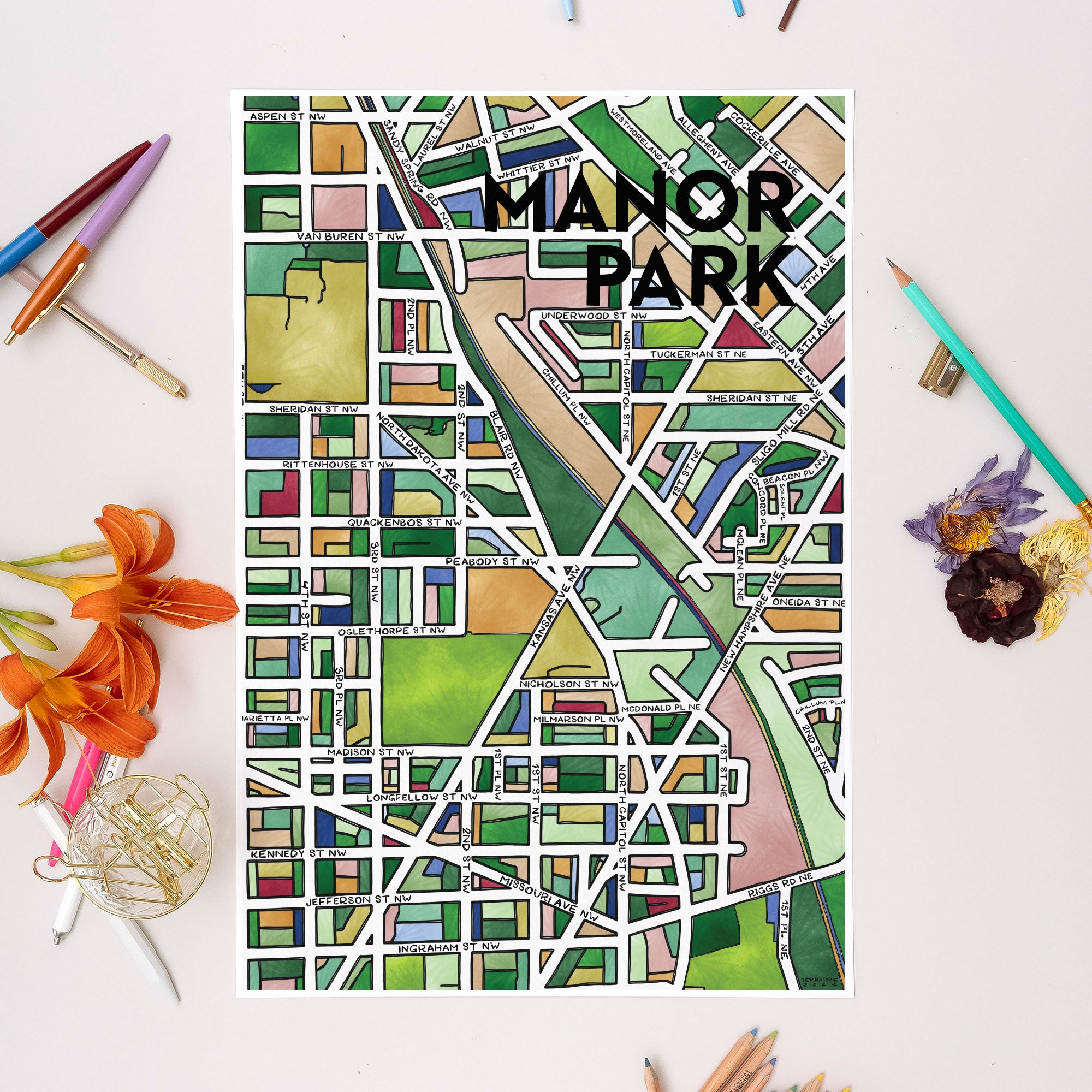 Manor Park Print