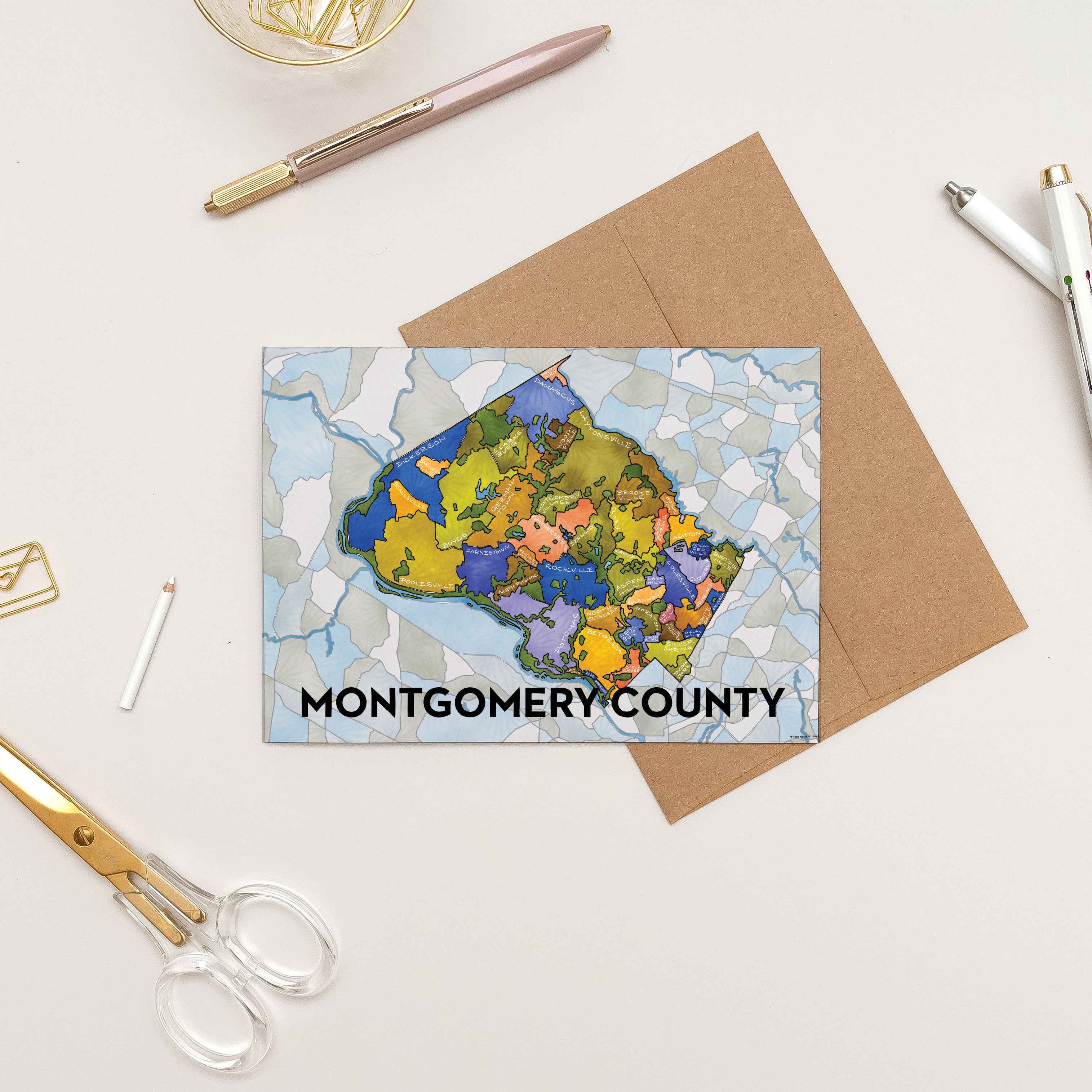 Montgomery County Greeting Card