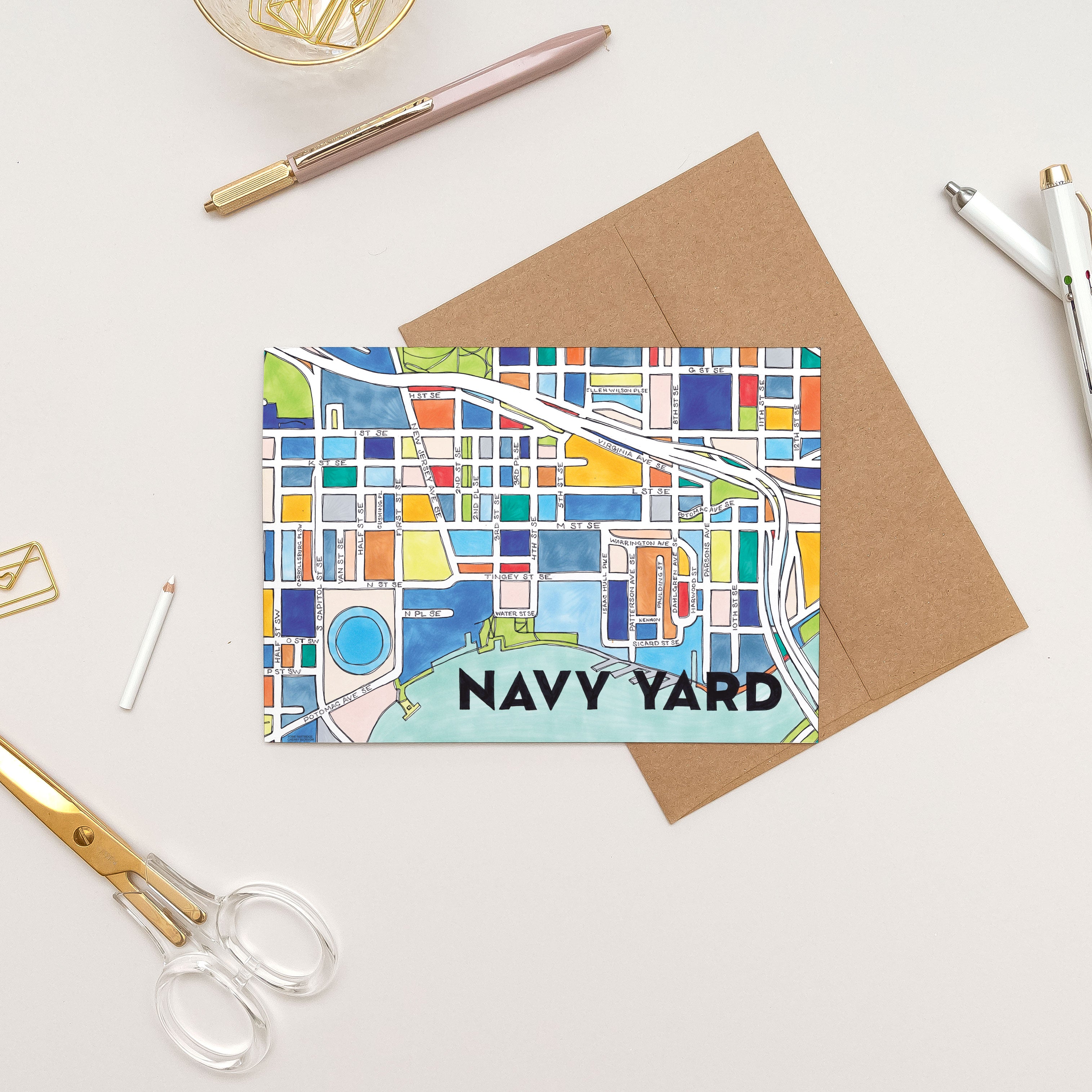 Navy Yard Greeting Card