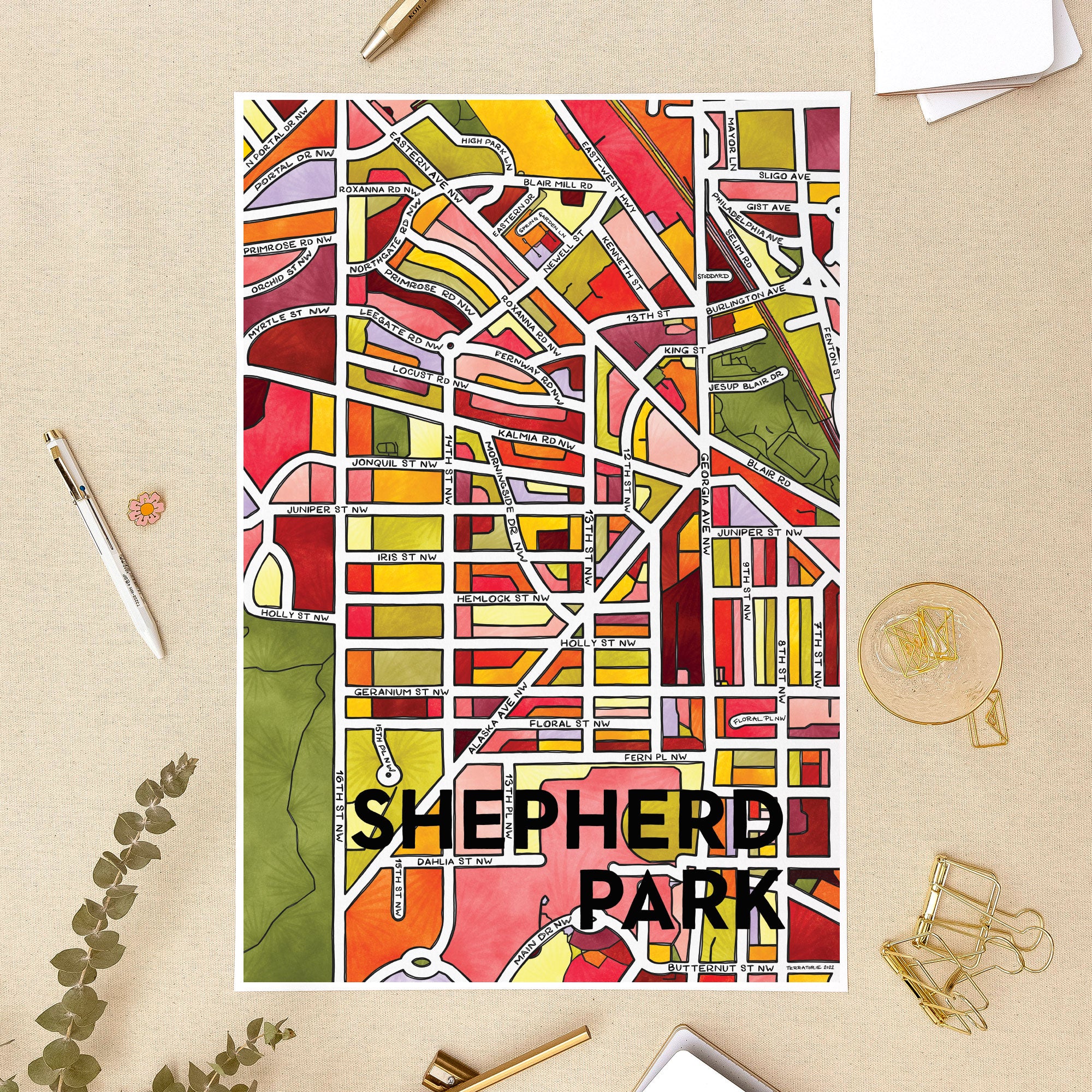 Shepherd Park Print
