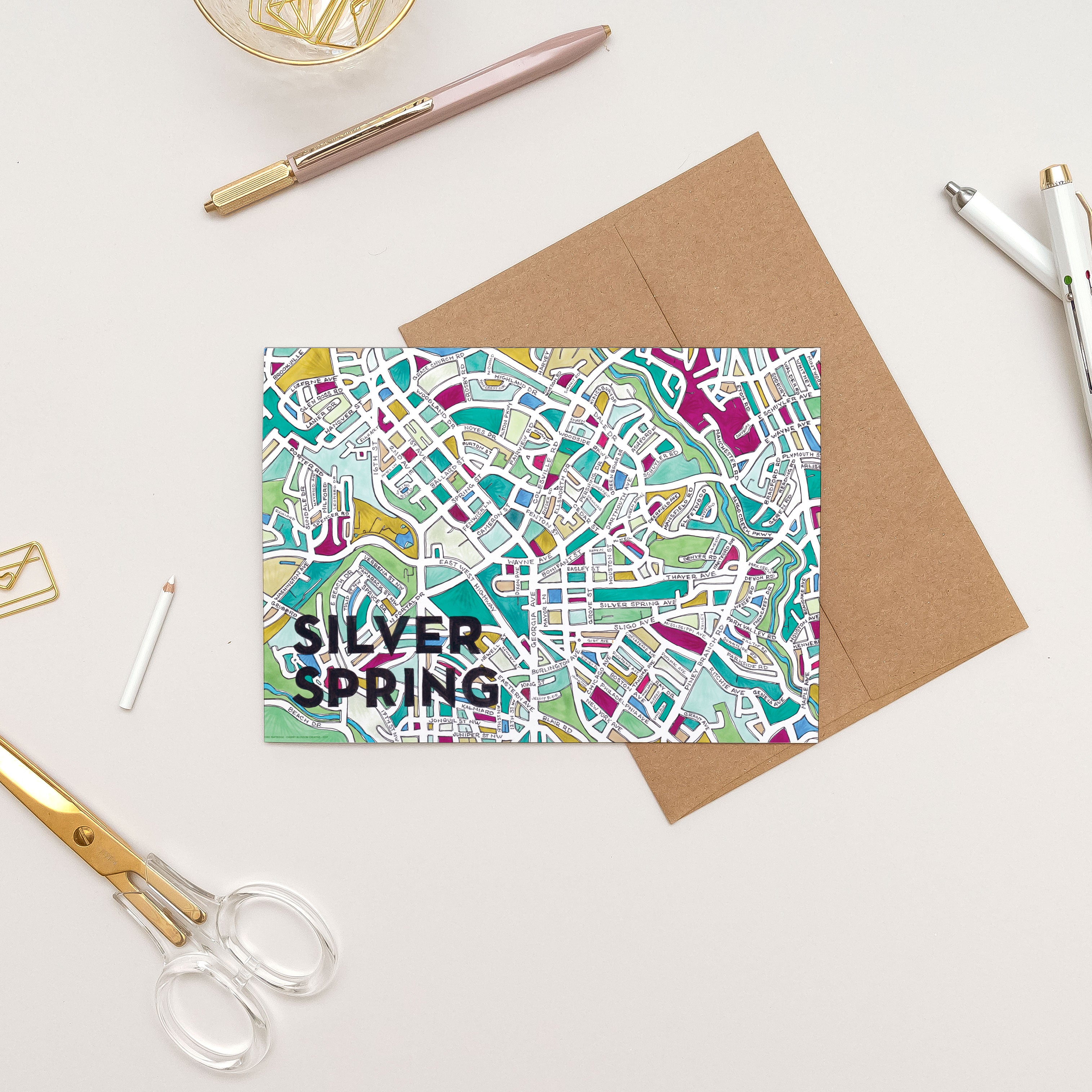 Silver Spring Greeting Card