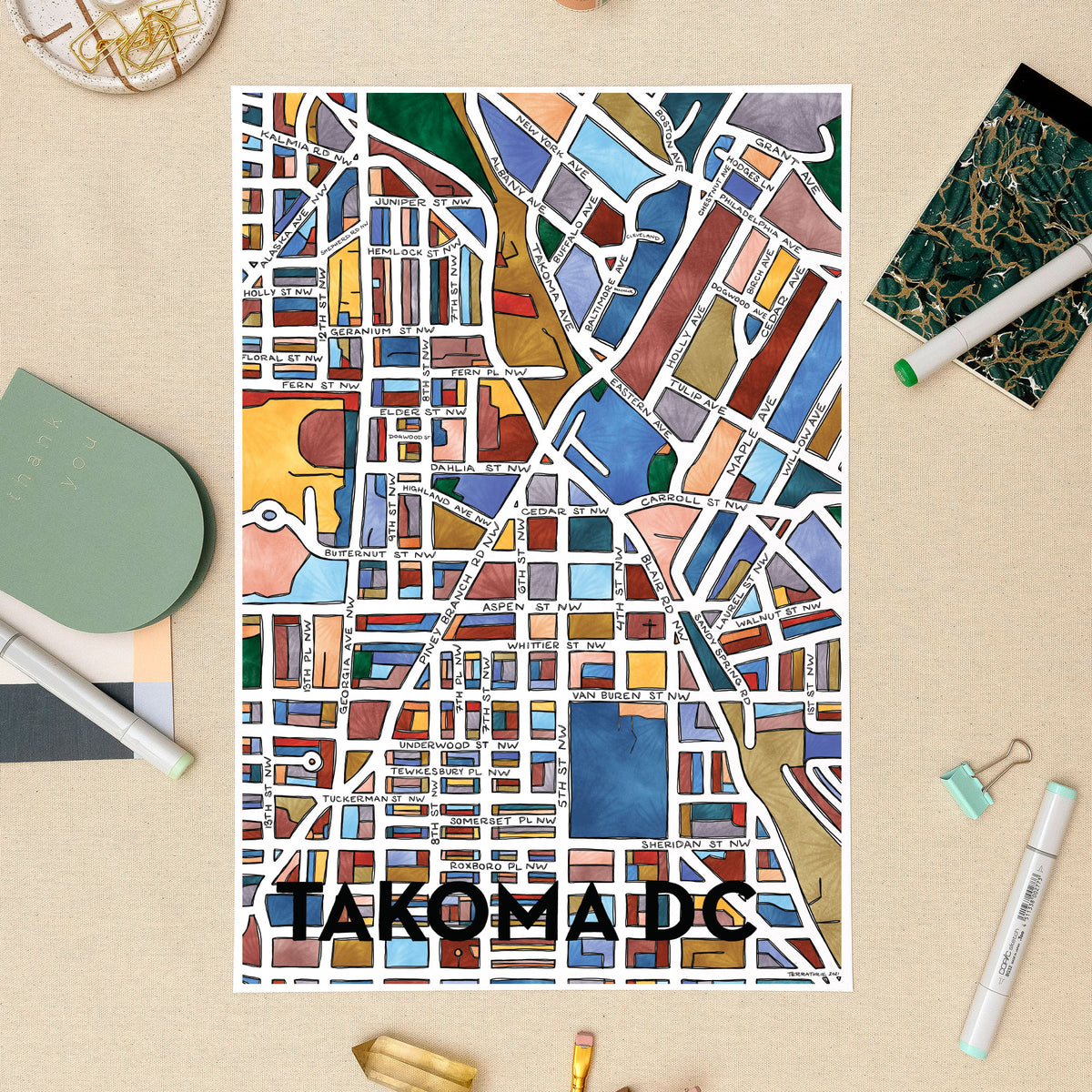 Takoma DC Print