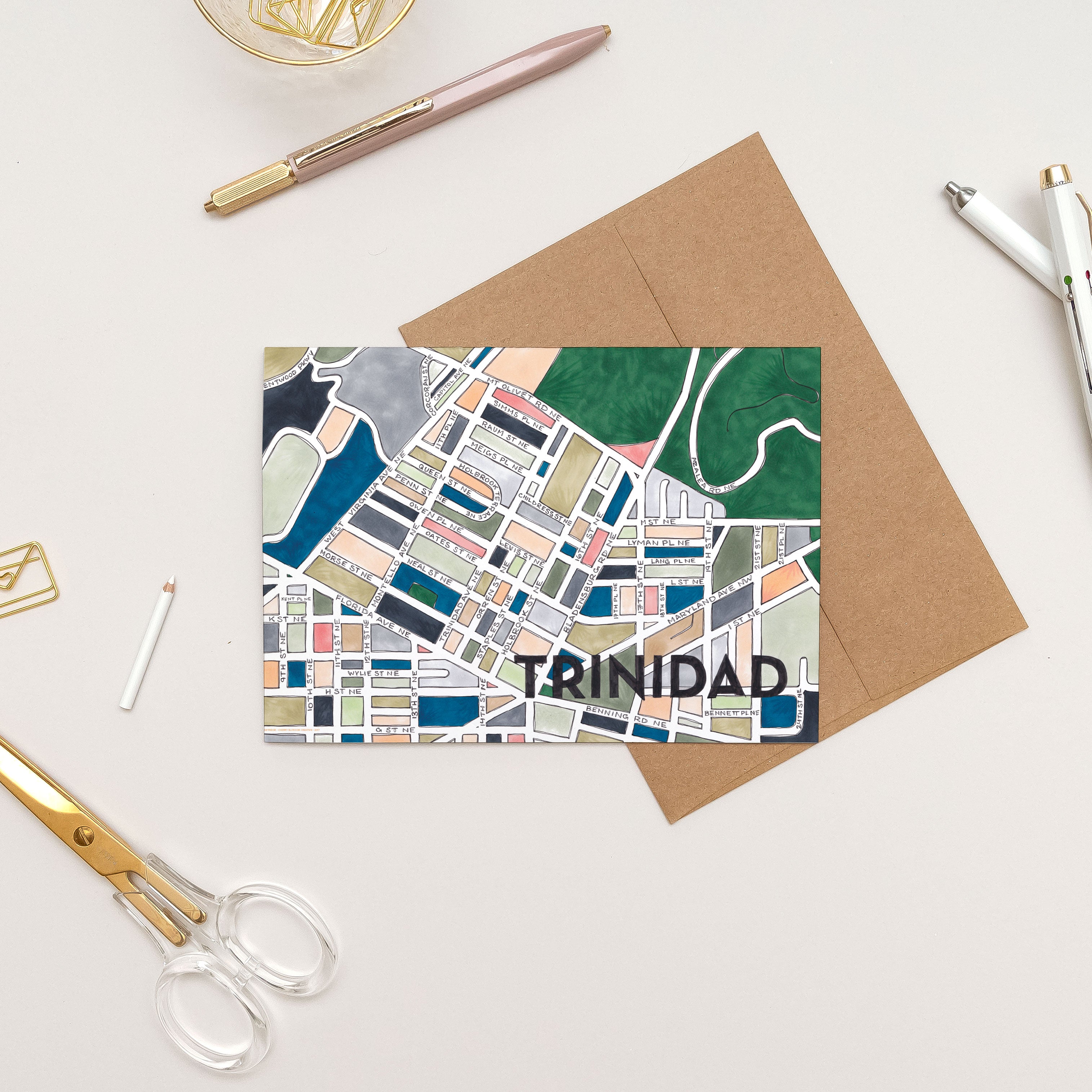Trinidad Greeting Card