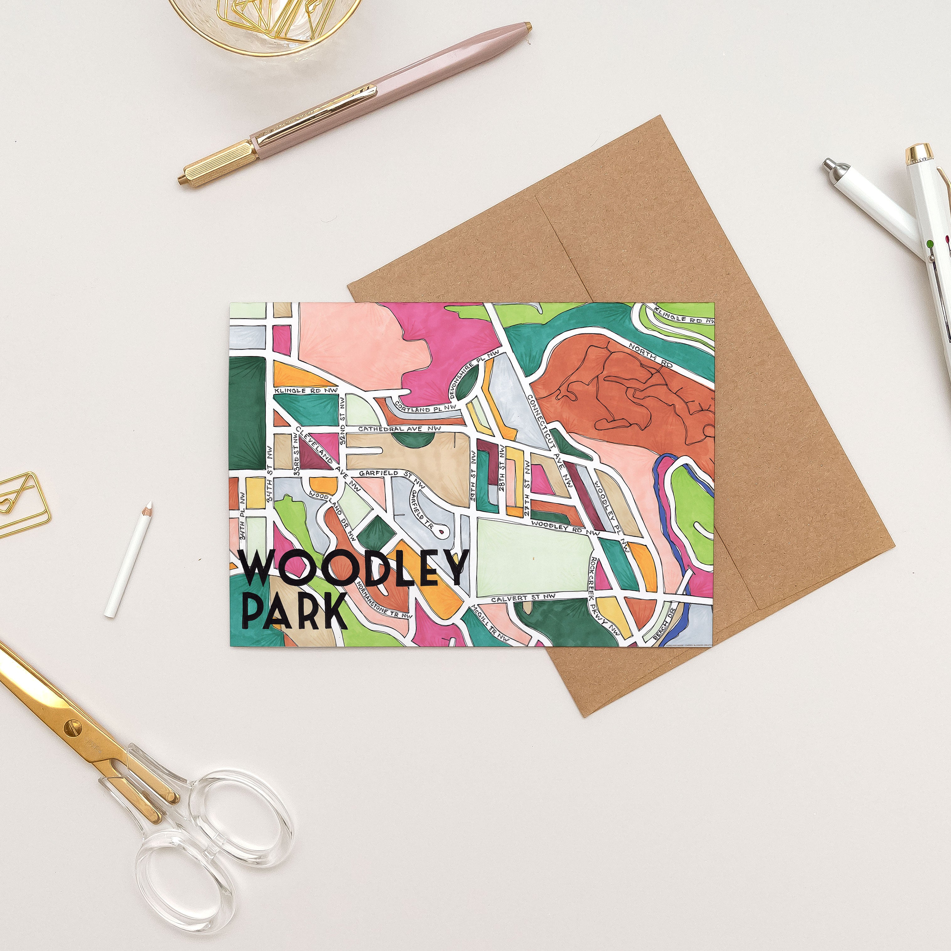 Woodley Park Greeting Card